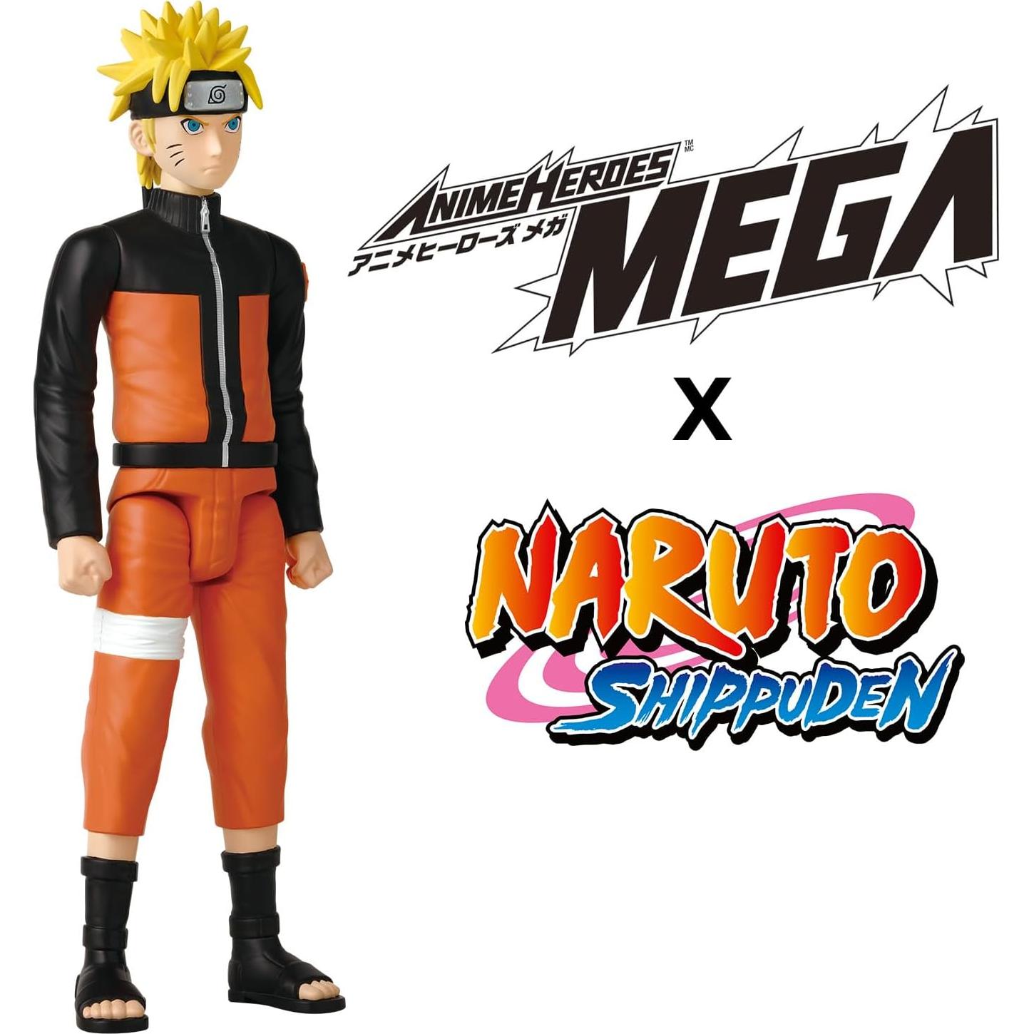 Figura Mega Naruto Uzumaki 30 cm Bandai - Licencia Oficial