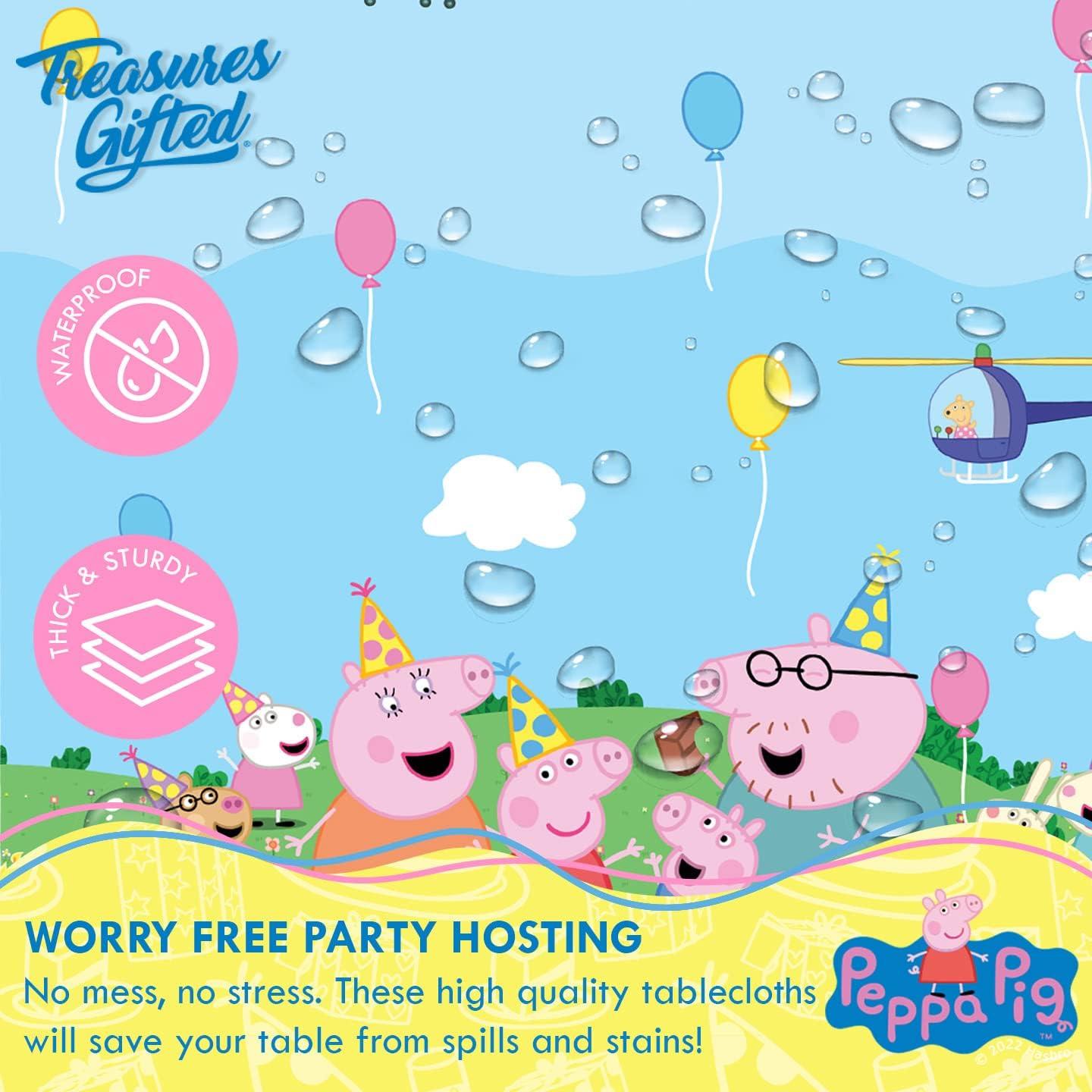 Manteles Rectangulares Peppa Pig Treasures Gifted - 2 Pzas 137x274 cm