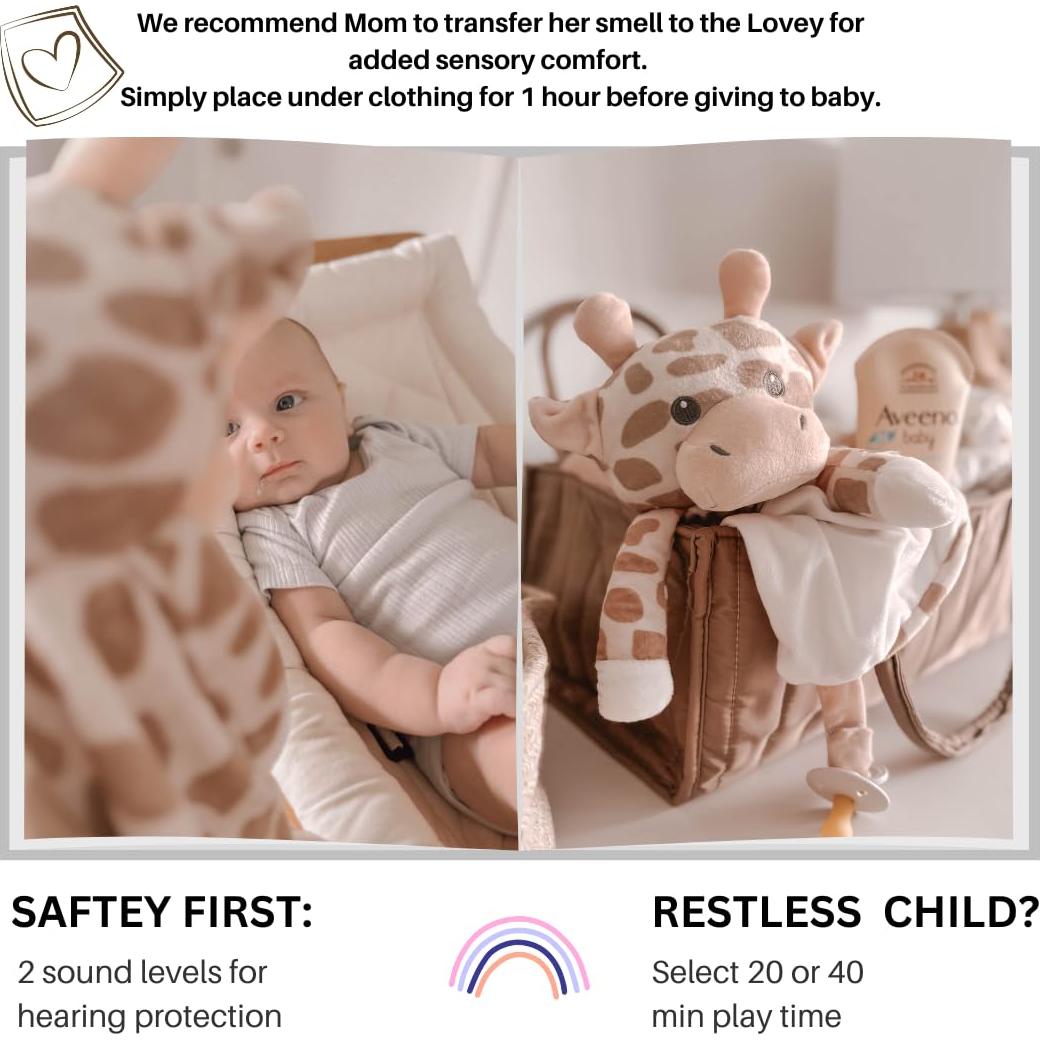 Peluche Musical Beige DellynCo 2022 - Manta y Ruido Blanco