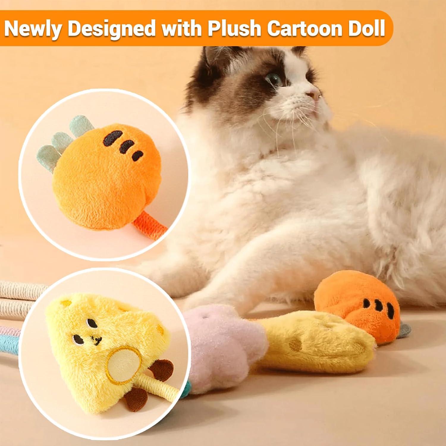 Juguetes de Masticar para Gatos Kingtree - Paquete de 2 con Catnip