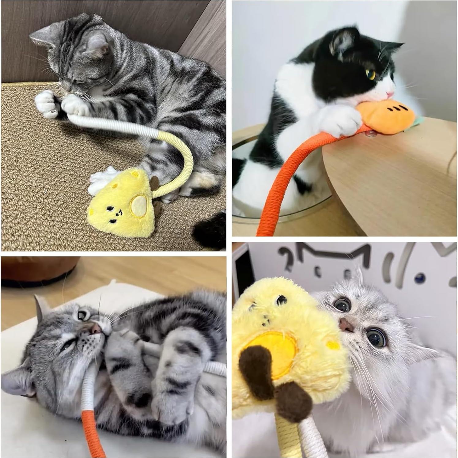 Juguetes de Masticar para Gatos Kingtree - Paquete de 2 con Catnip