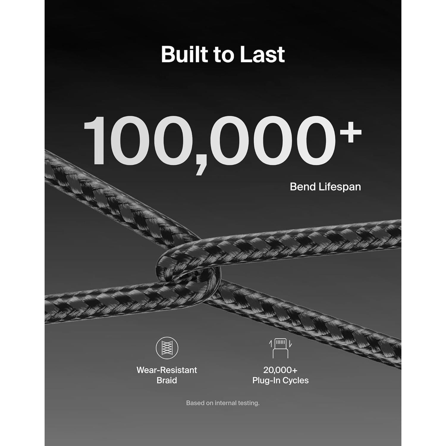 Cable USB-C a USB-C Belkin 1M 60W Carga Rápida Negro