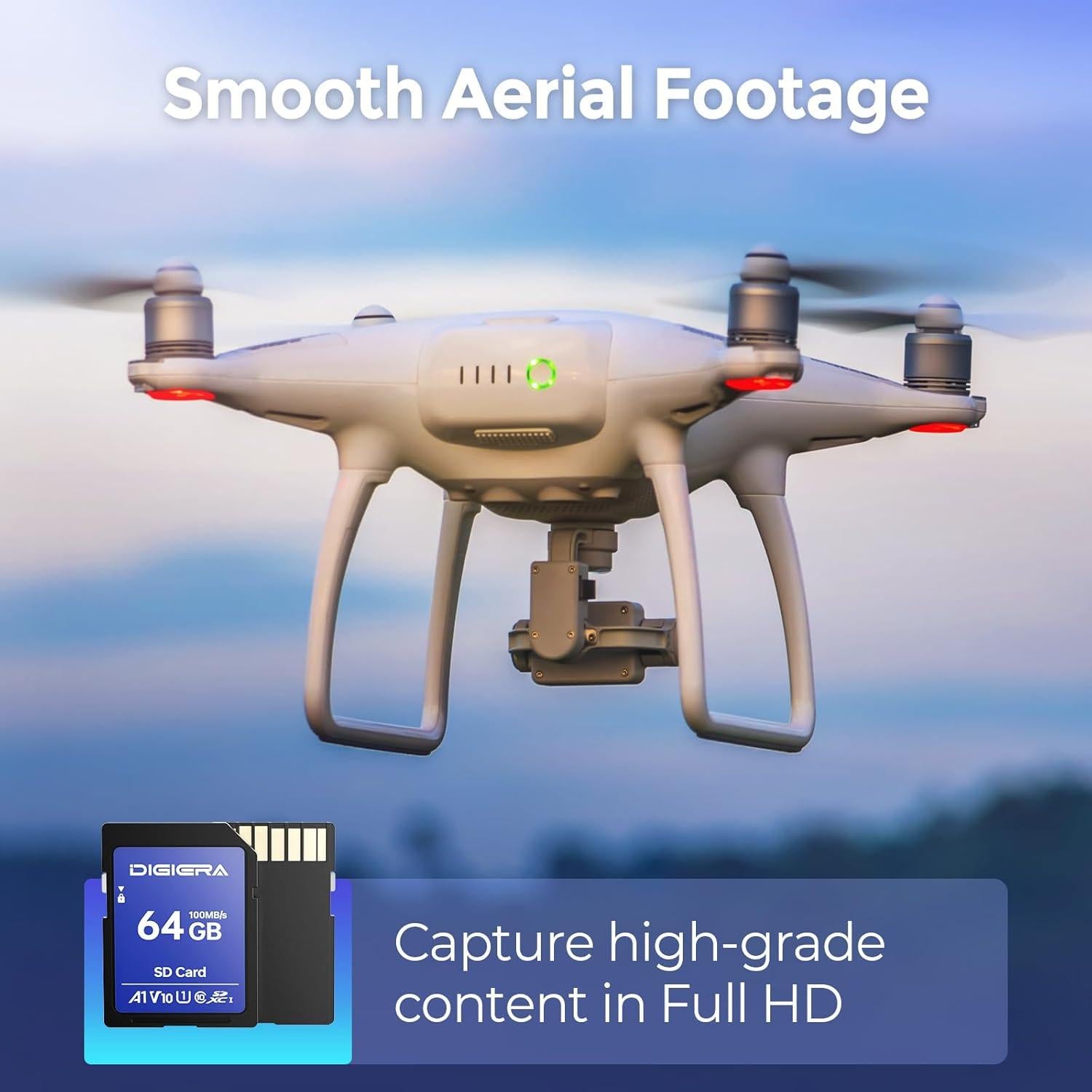 Tarjeta de Memoria SDXC 64GB DIGIERA CS100 - 100MB/s C10 U1