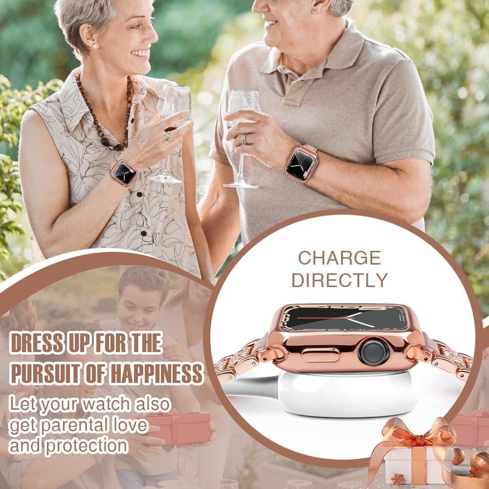 Funda Bumper Oro Rosa para Apple Watch 42mm - top4cus