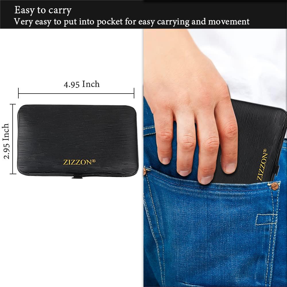 Set de Manicura y Pedicura ZIZZON 10 Piezas Acero Inoxidable