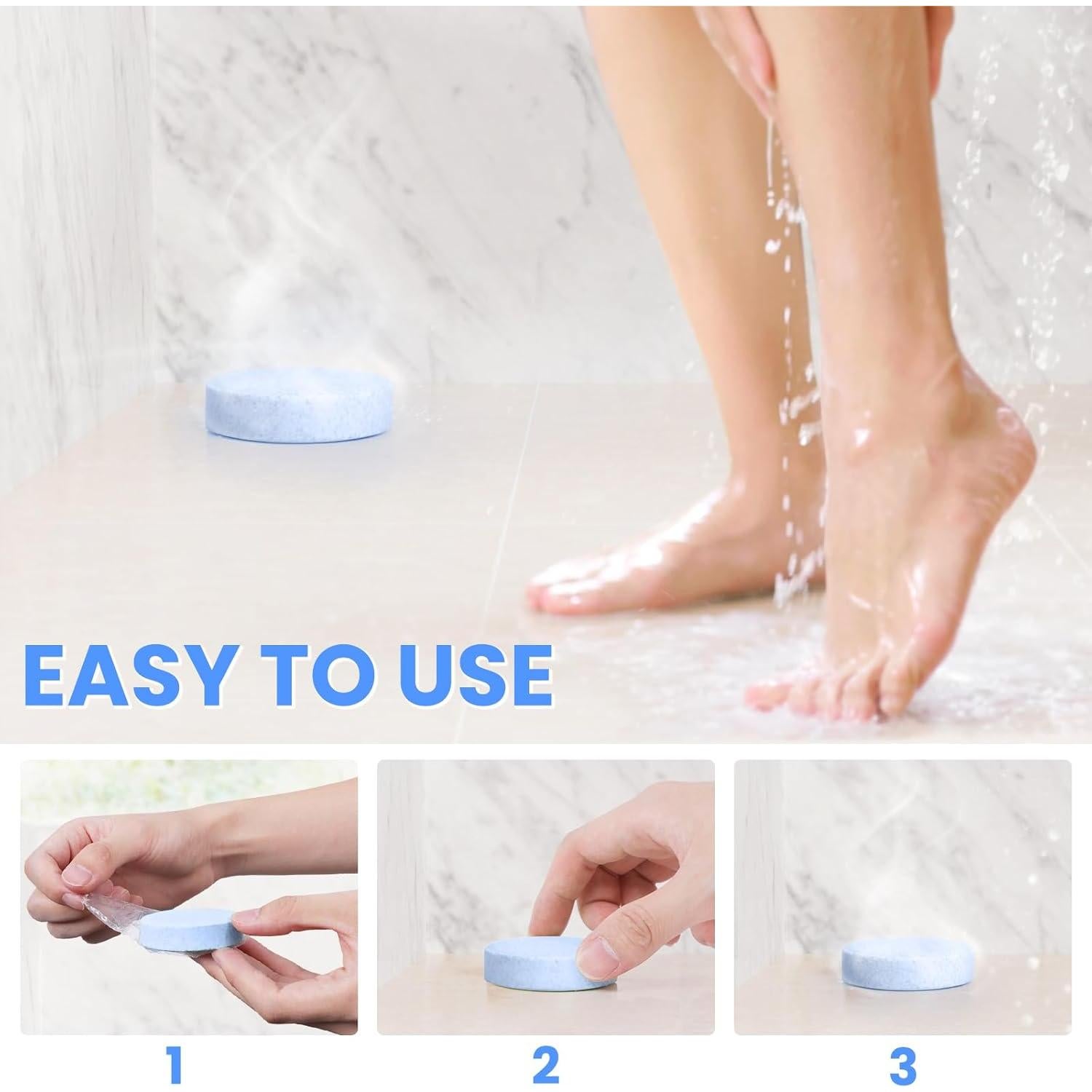 Juego de 8 pastillas efervescentes CalmNFiz para ducha - Aromas relajantes