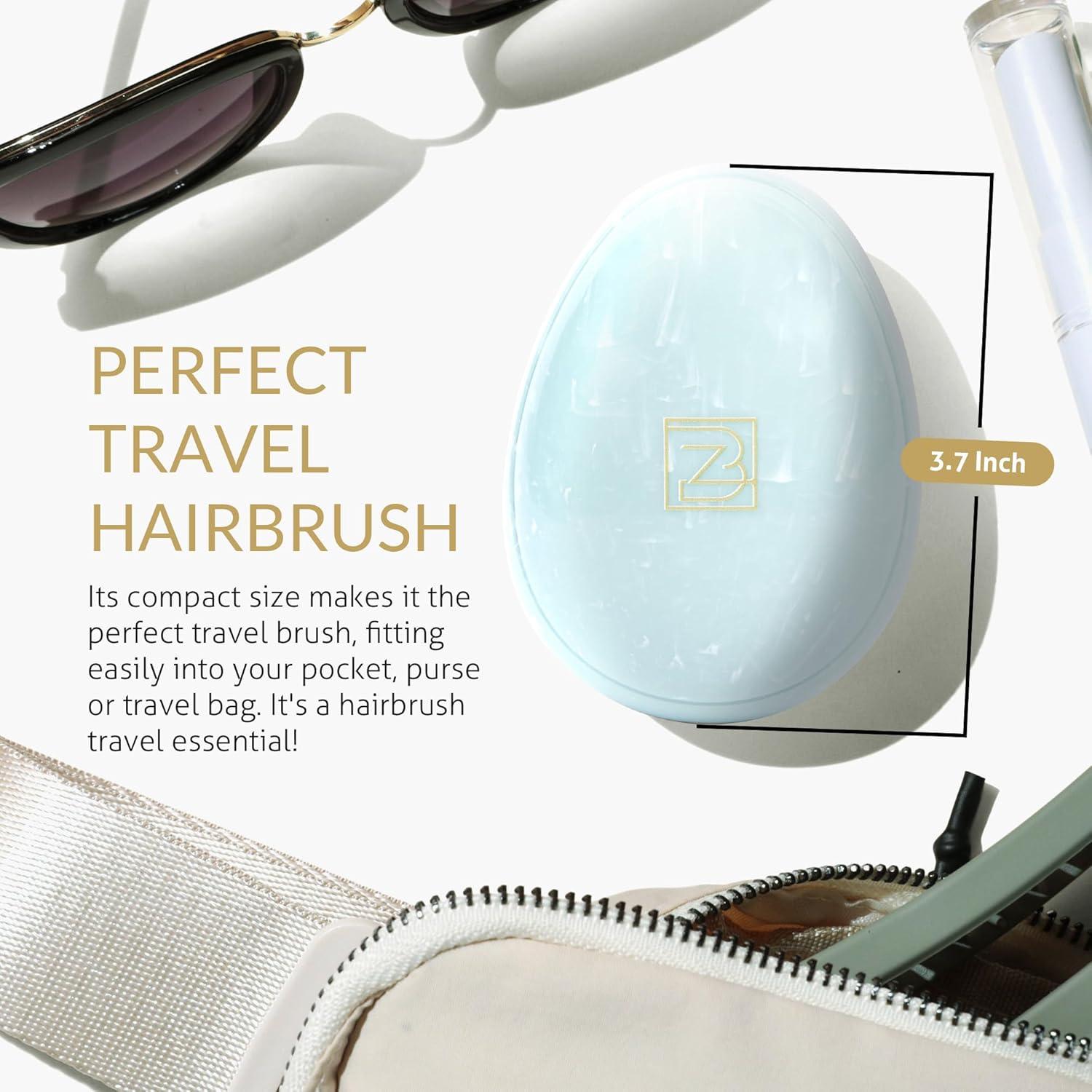 Cepillo Desenredador Mini B to Z Edit Aguamarina 9.4x6.9cm