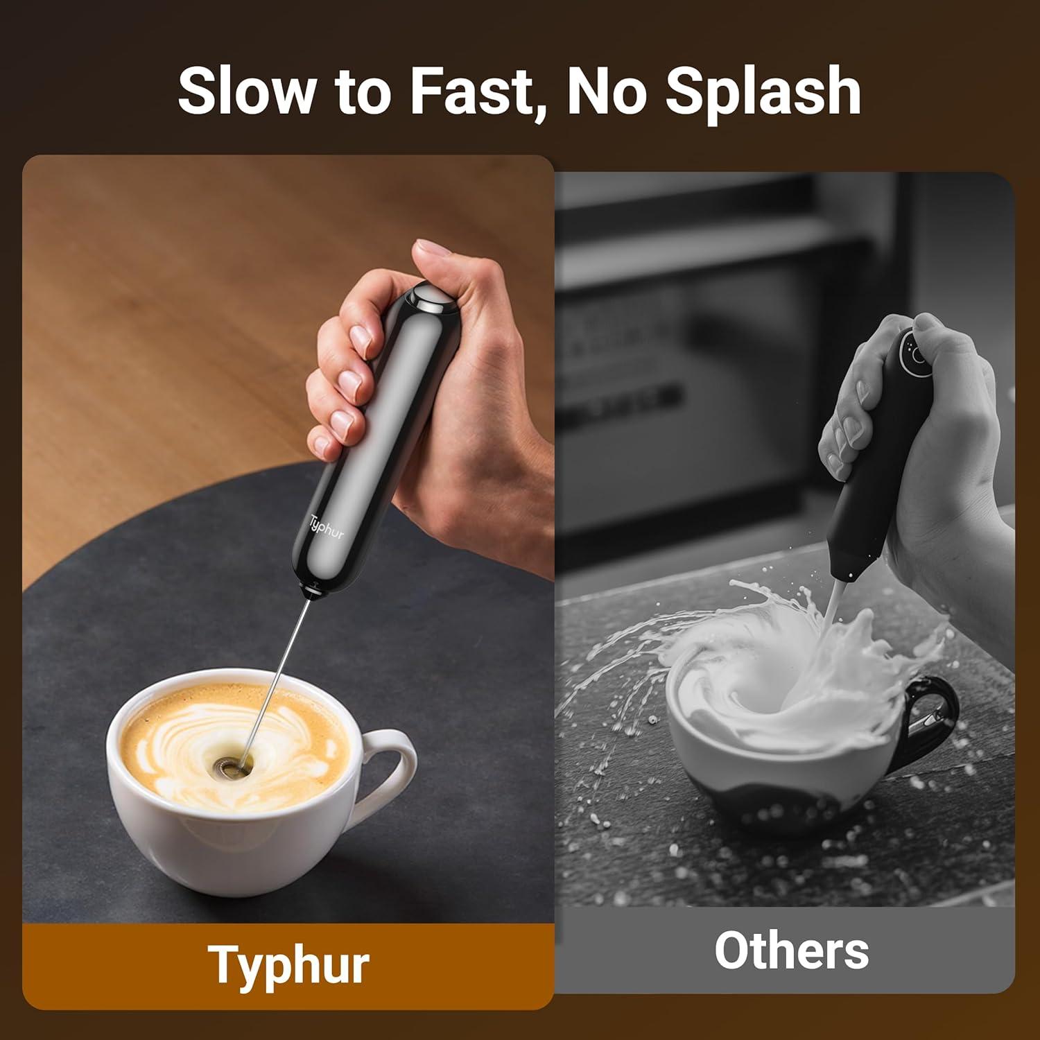 Espumador de Leche Typhur MF03 con Control de Velocidad