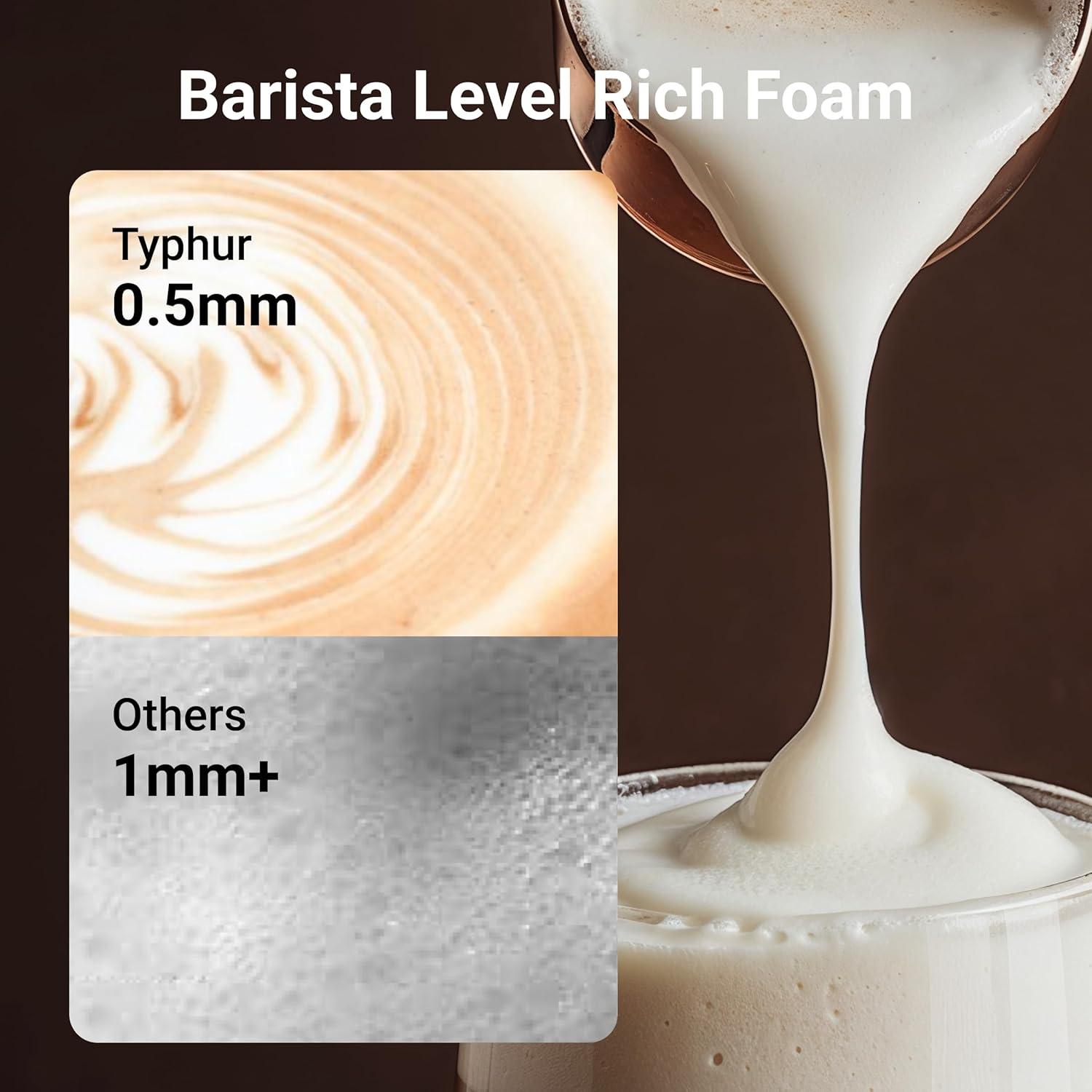 Espumador de Leche Typhur MF03 con Control de Velocidad