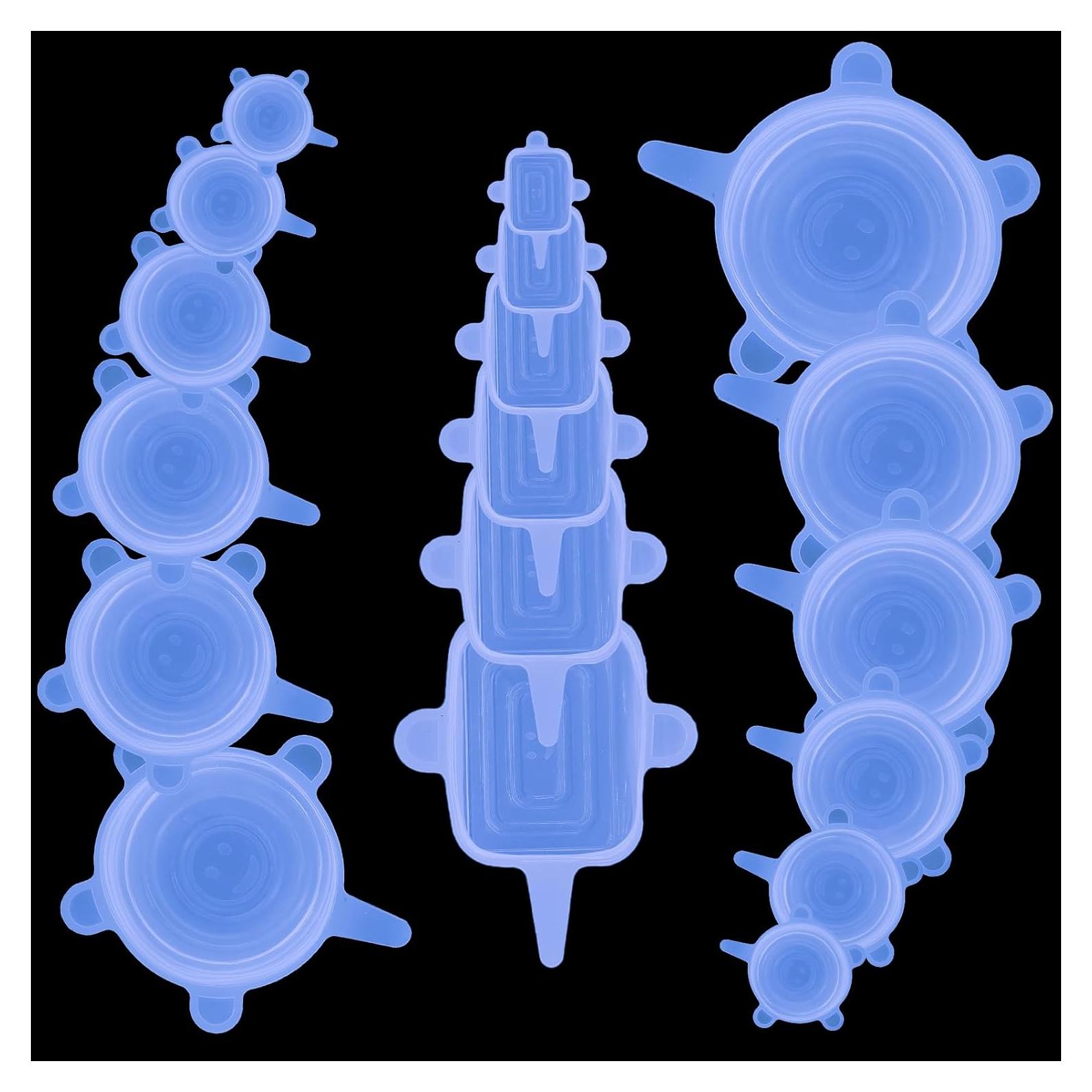 Tapa de Silicona Reutilizable Cubicozy - 18 Piezas Estirables