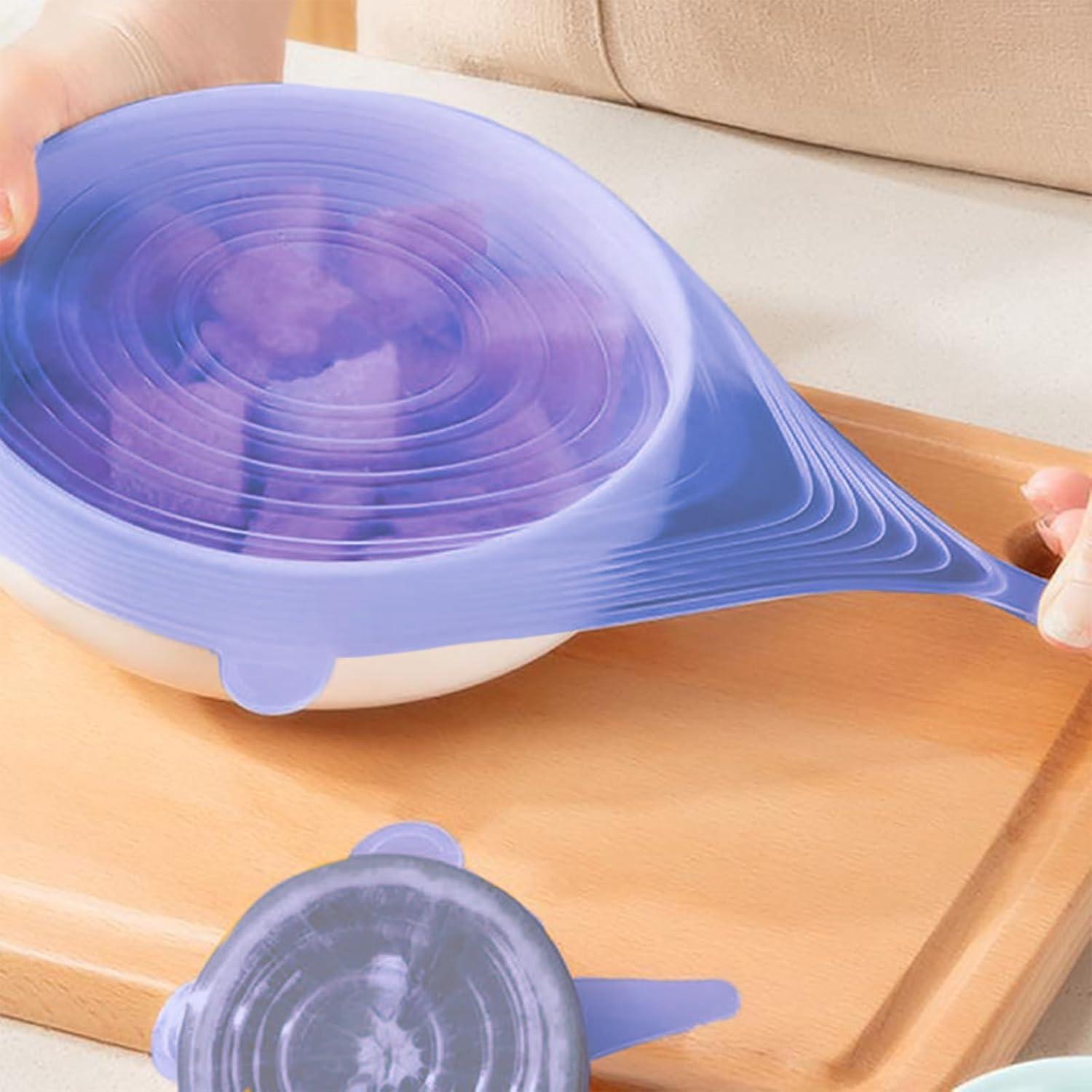 Tapa de Silicona Reutilizable Cubicozy - 18 Piezas Estirables