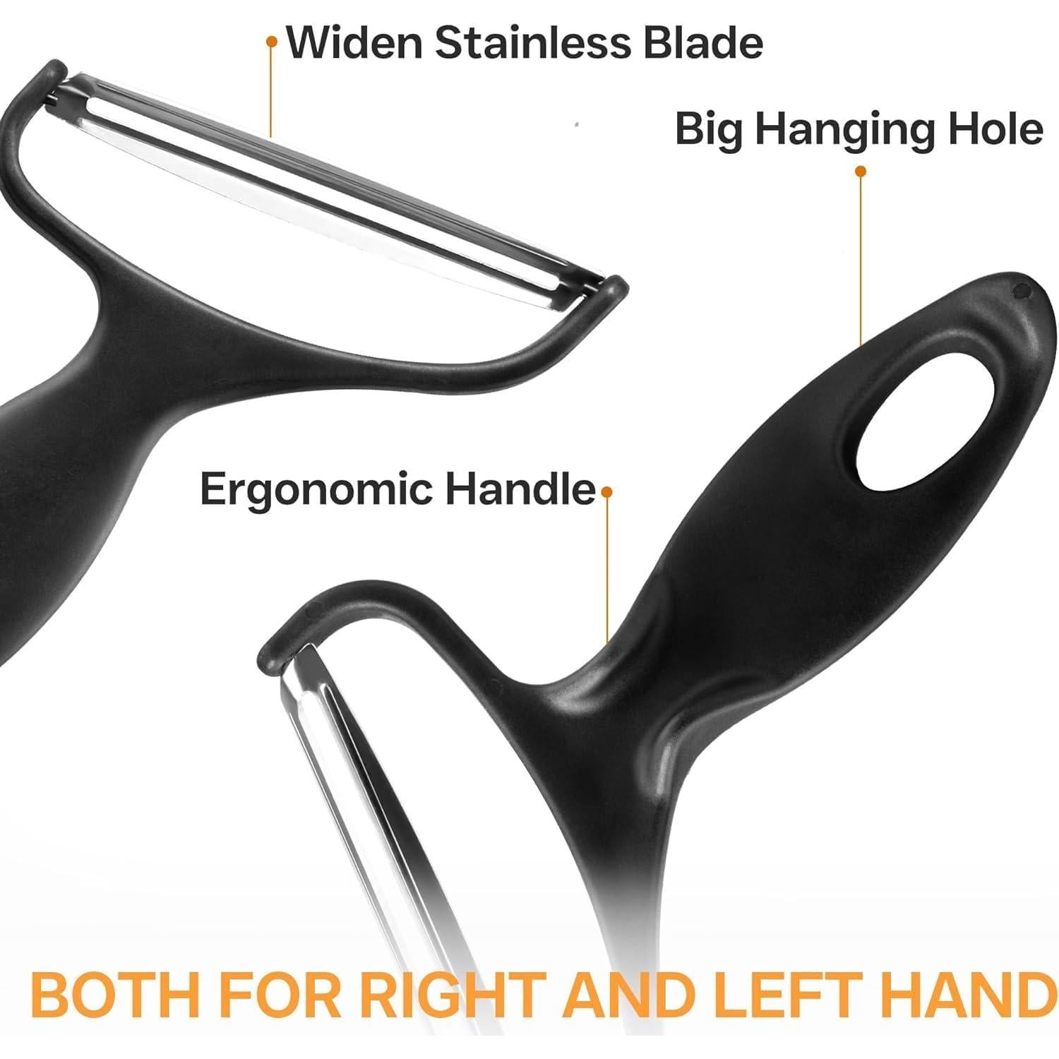 Pelador de Verduras Grande GANPUB Acero Inoxidable Manual