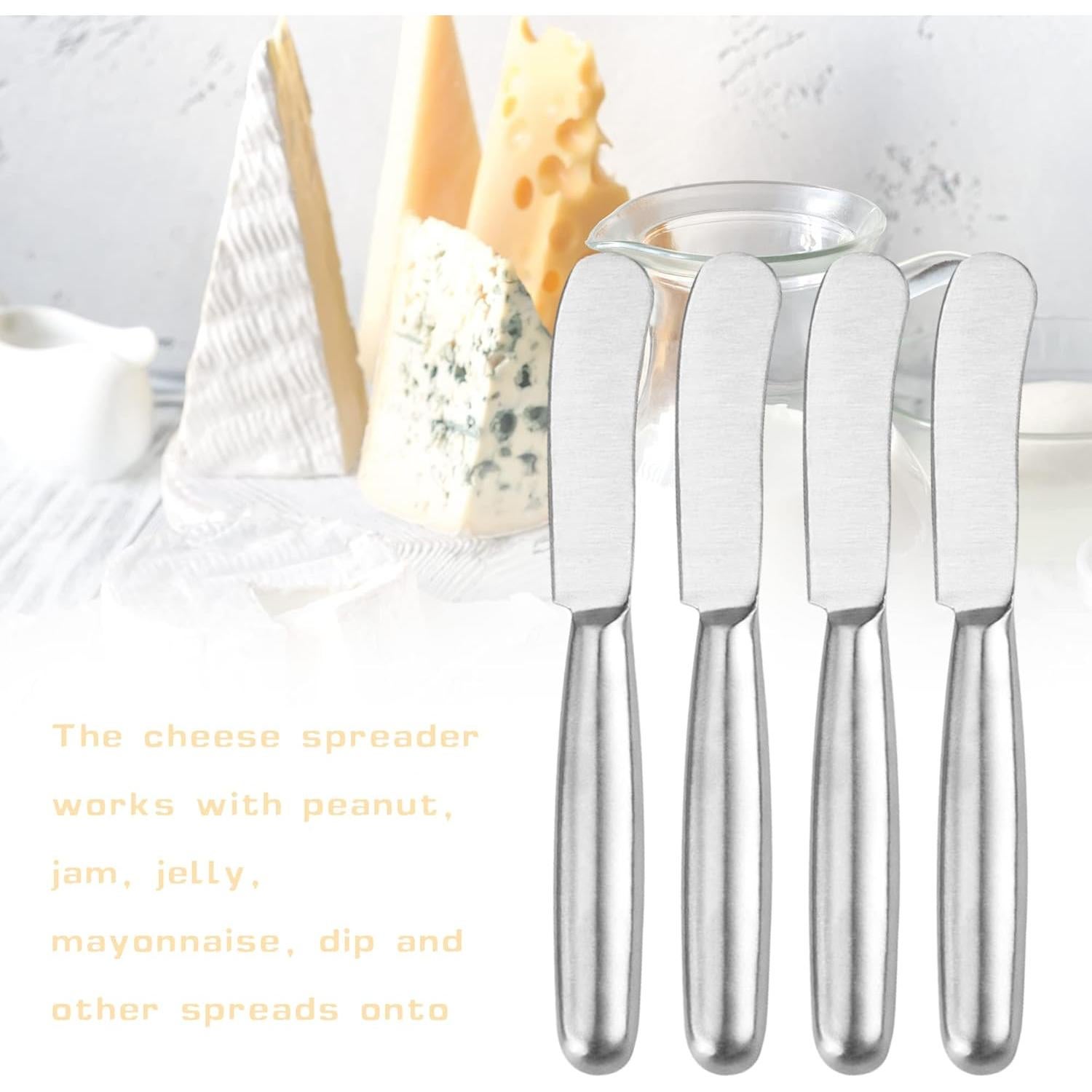 Juego de cuchillos para untar VANRA 4 piezas acero inoxidable 15 cm