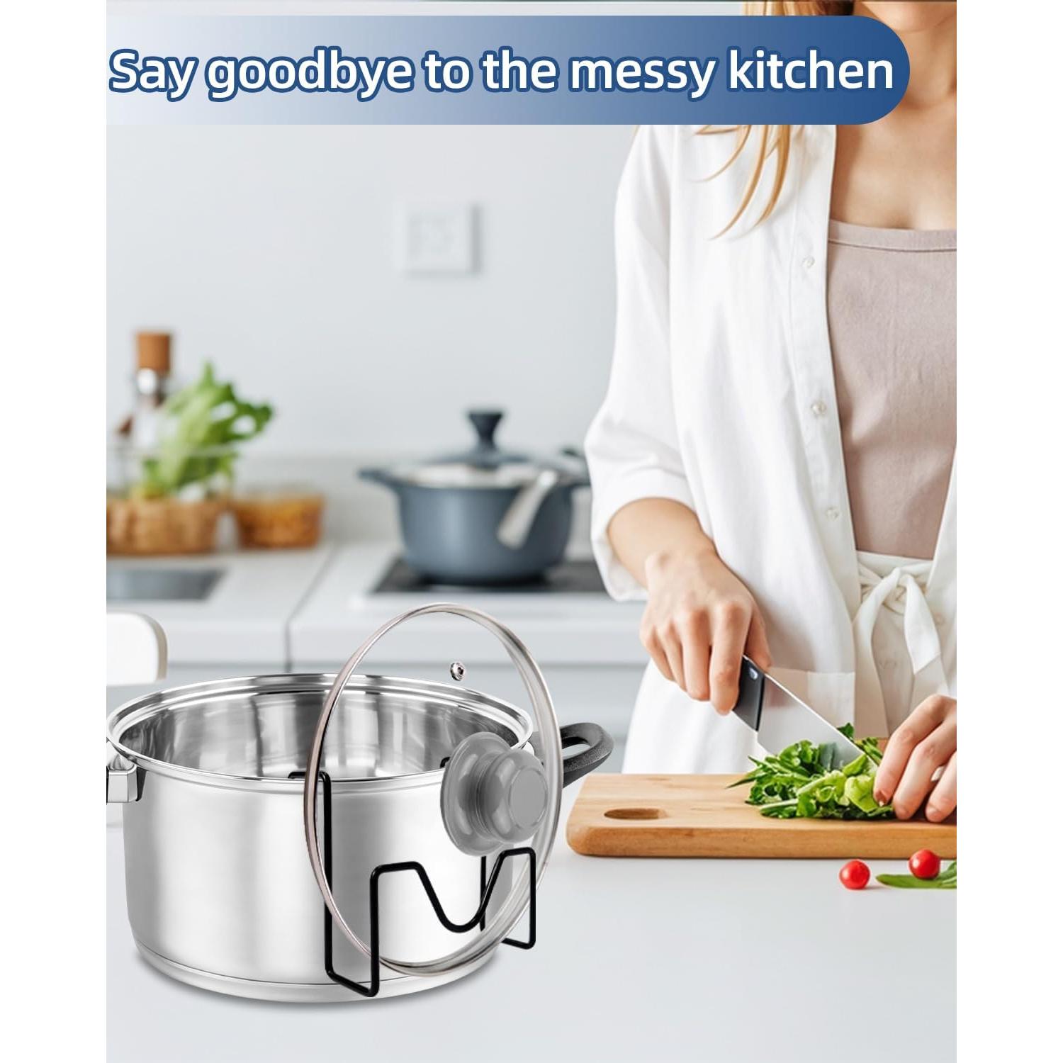 Soporte para Tapa de Olla de Cocción Lenta CTTZCKJ Acero Inoxidable