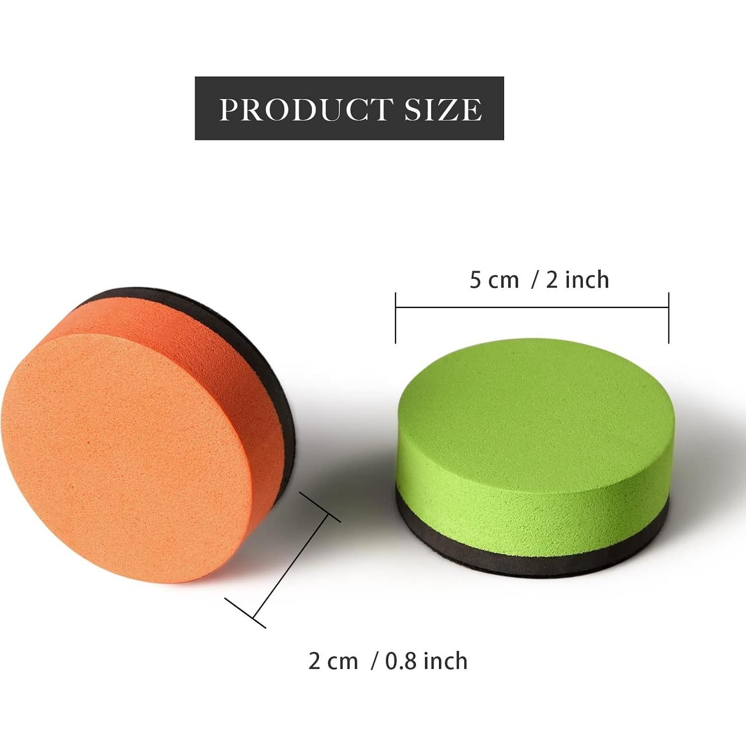 Borradores Magnéticos Favide para Pizarra Blanca - 24 Piezas