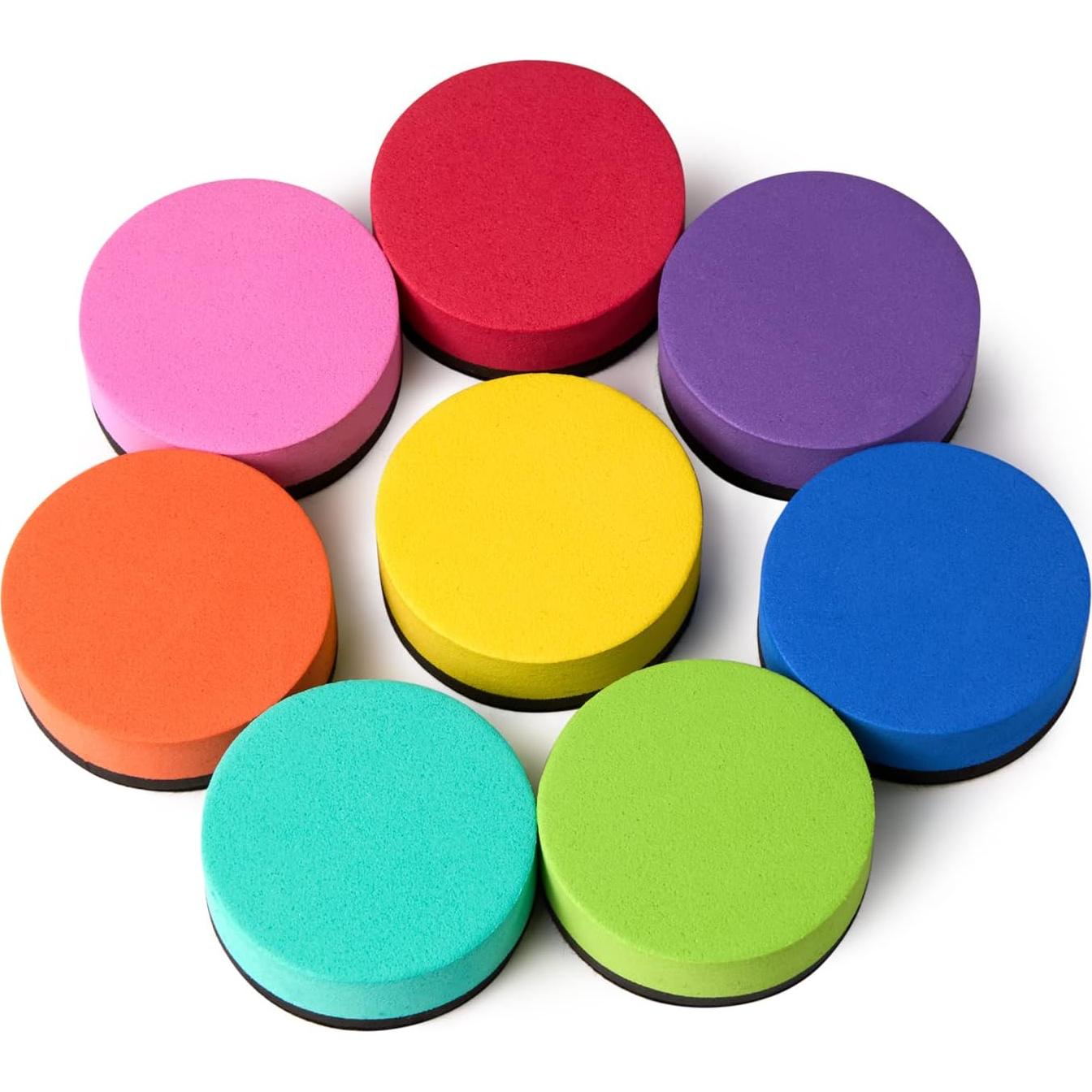 Borradores Magnéticos Favide para Pizarra Blanca - 24 Piezas