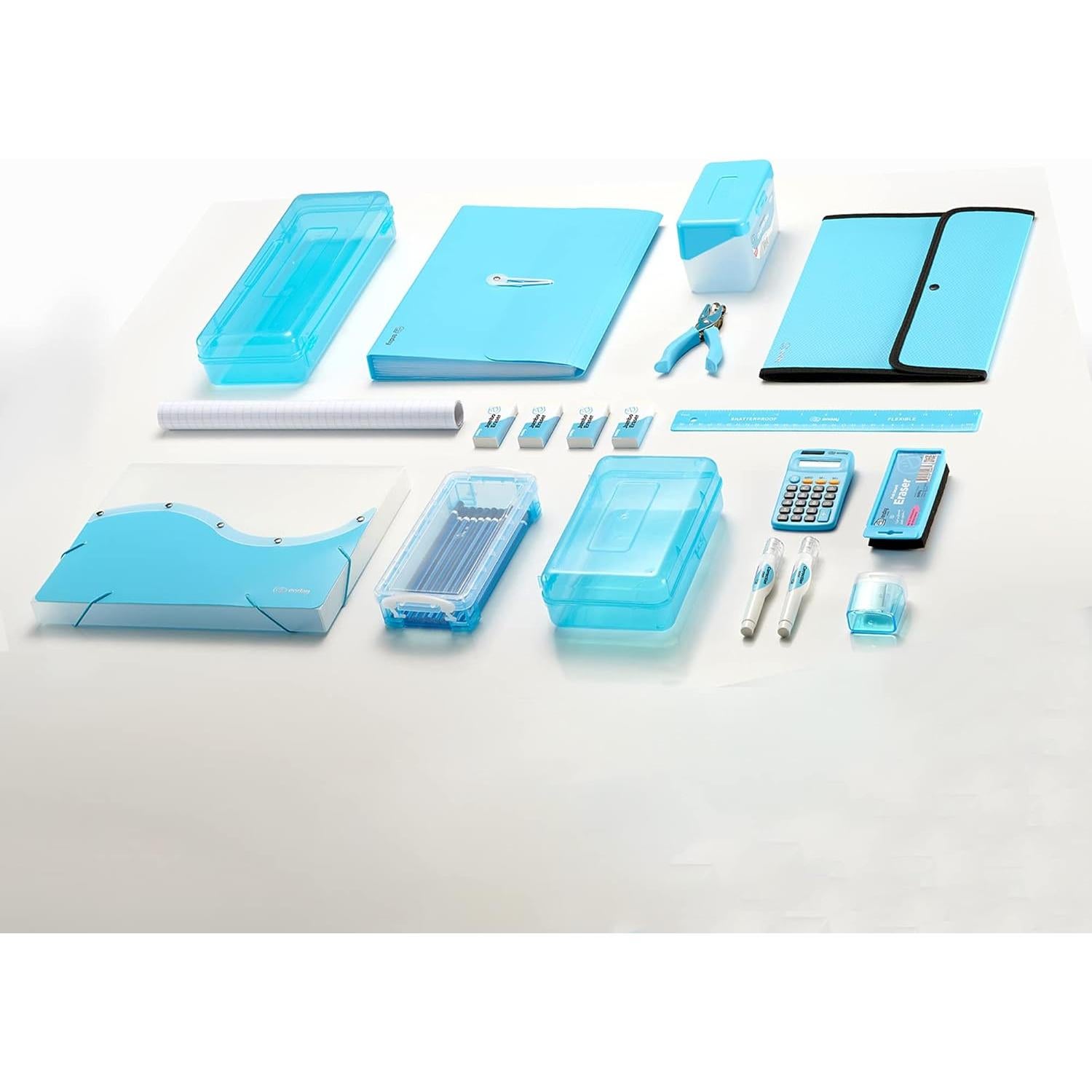 Perforadora de Papel Enday 1 Orificio 0.64 cm Azul