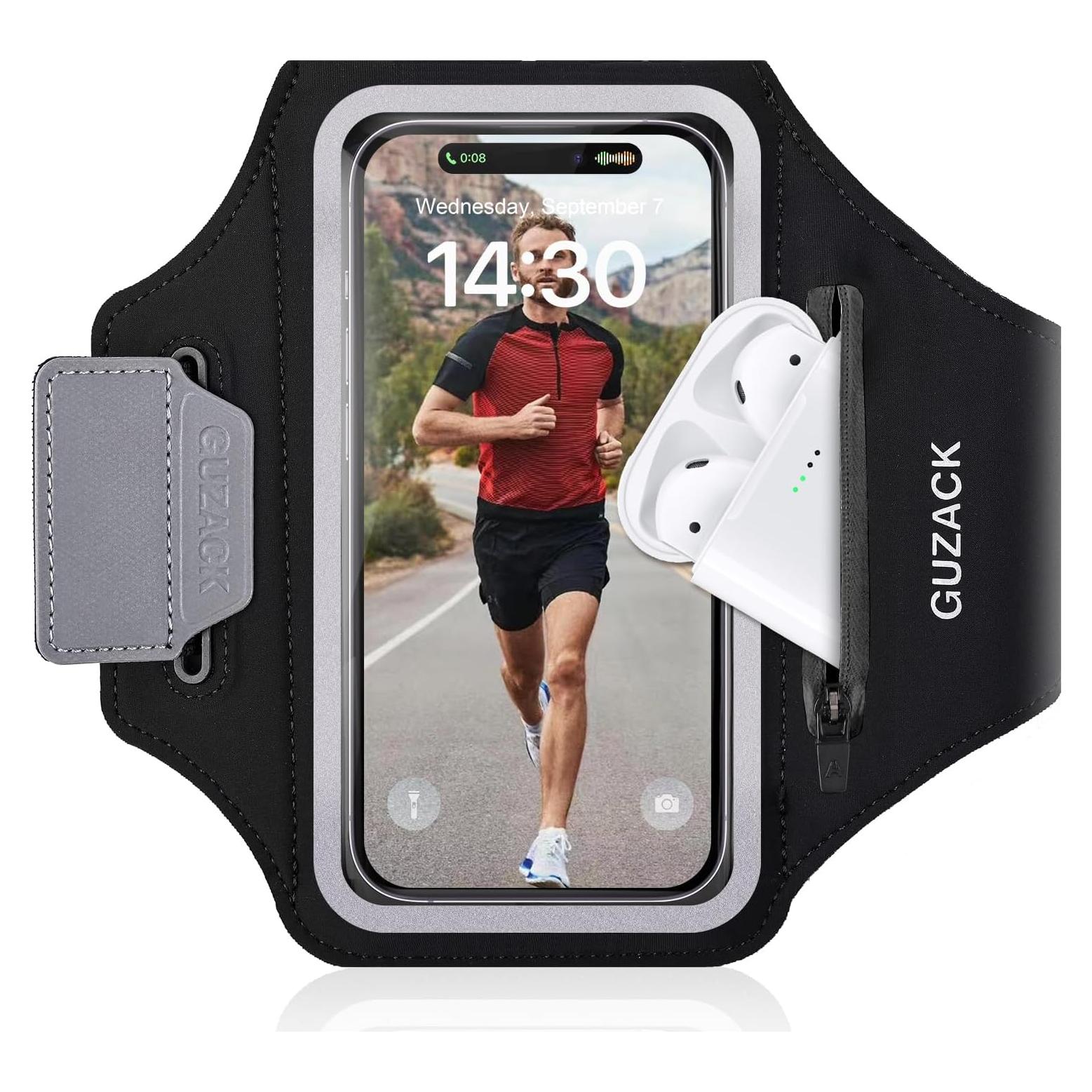 Banda de Correr PEDVSTY para Teléfonos hasta 6.8" Negra