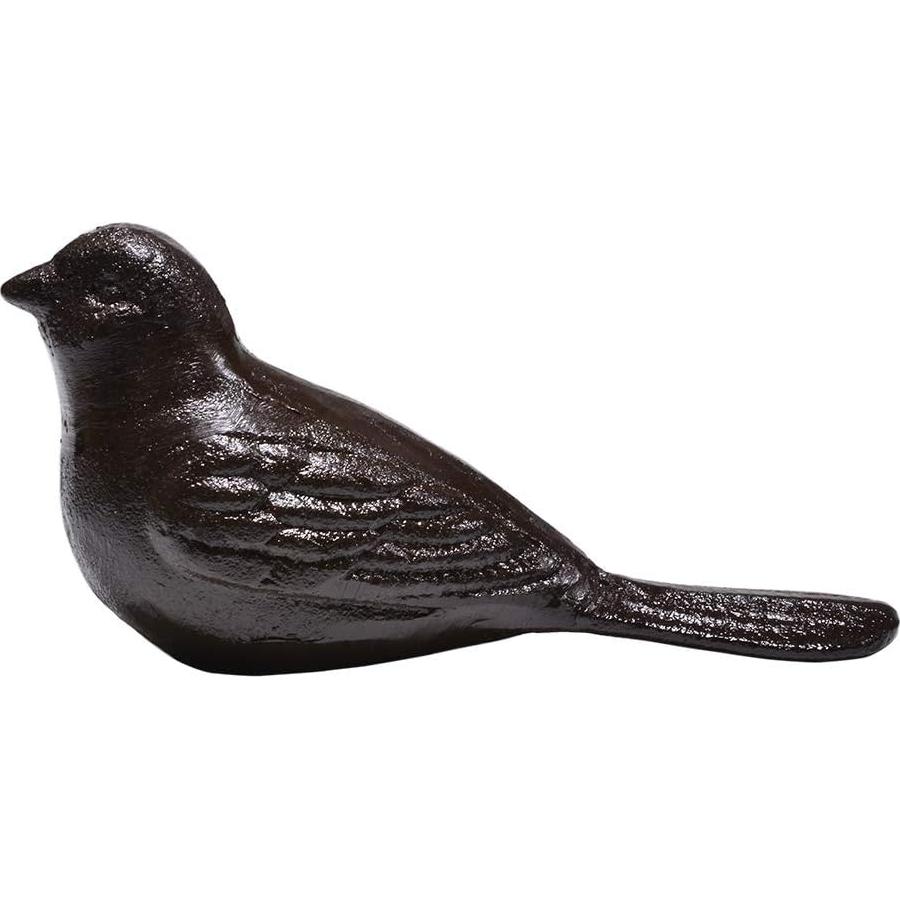 Tope de puerta decorativo Sanpaint ave hierro fundido 14x6.3 cm
