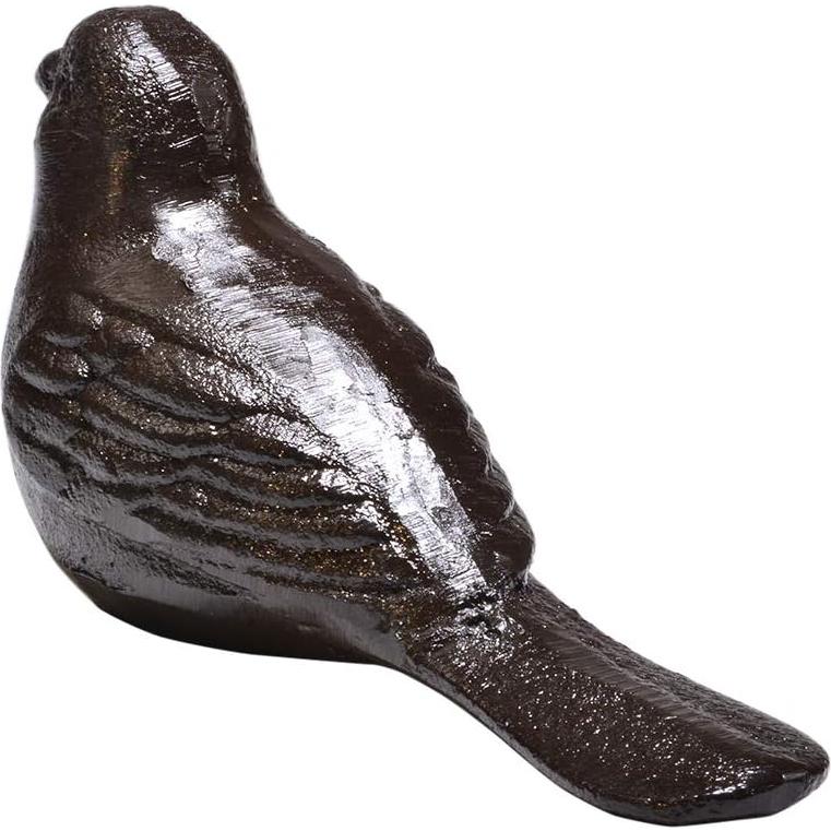 Tope de puerta decorativo Sanpaint ave hierro fundido 14x6.3 cm