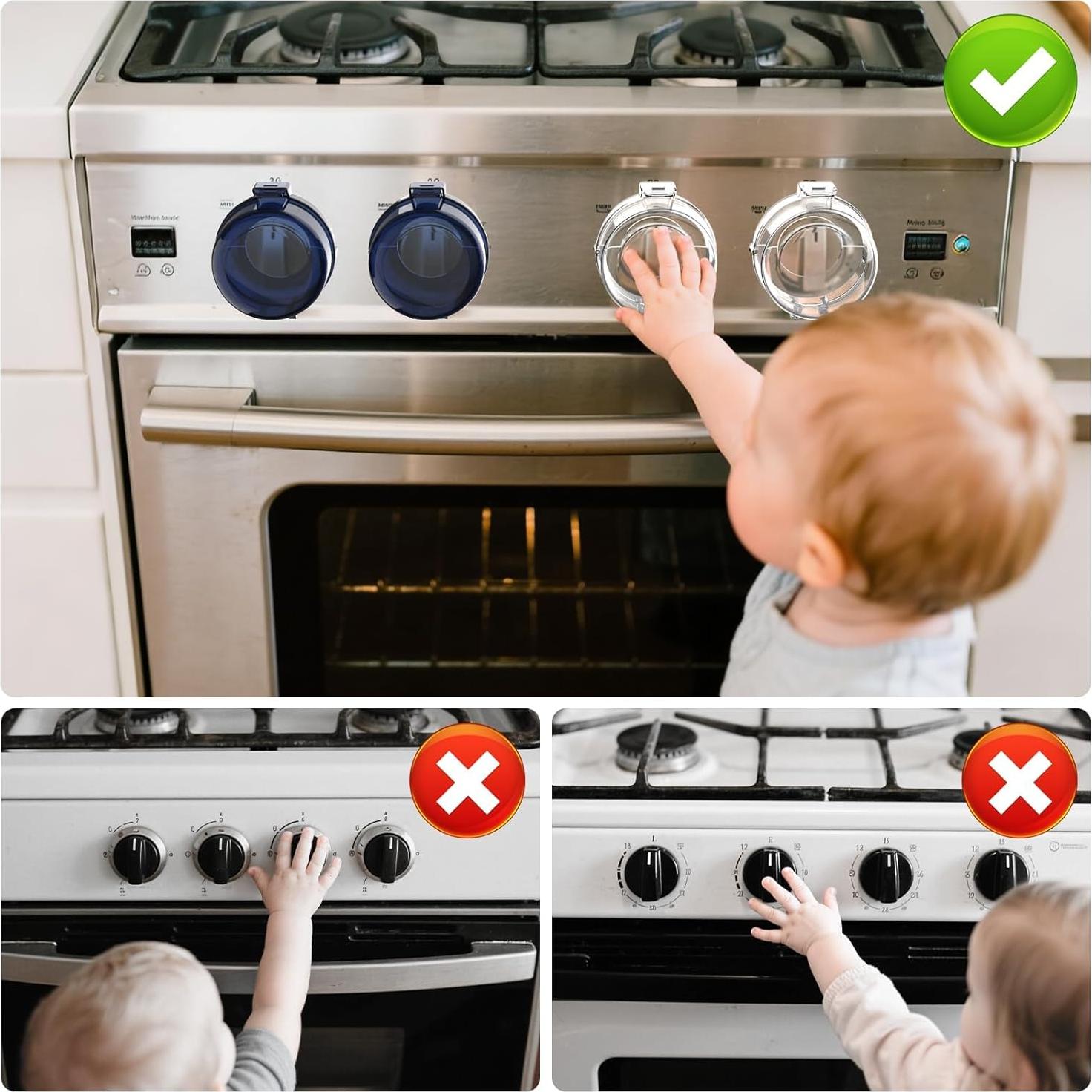 Cubiertas de Seguridad para Perillas de Estufa Niños 5 PCS