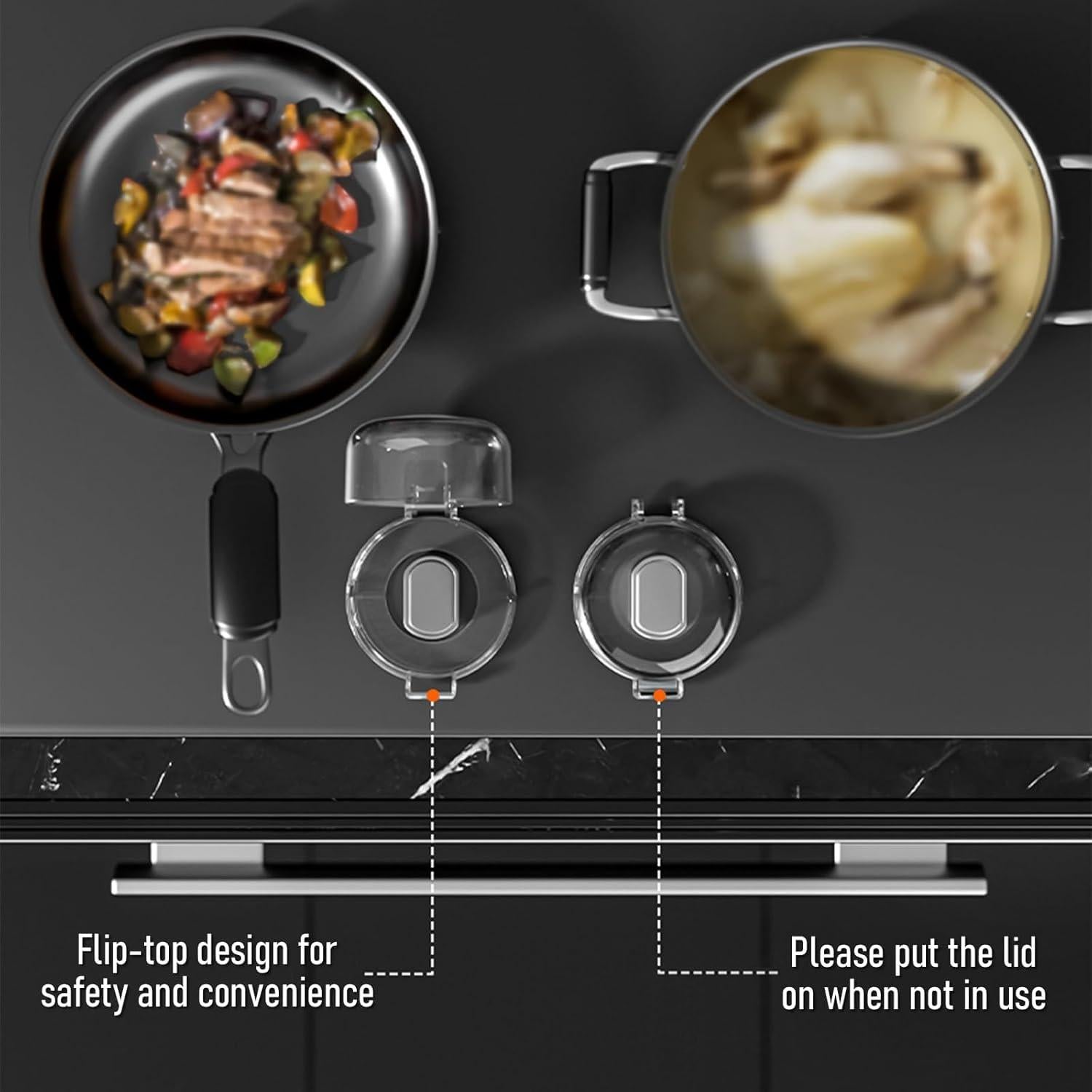 Cubiertas de Seguridad para Perillas de Estufa Niños 5 PCS