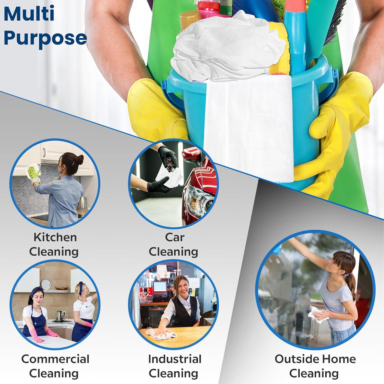 Trapos de Limpieza Nabob 100% Algodón 15 Piezas 45.72cm