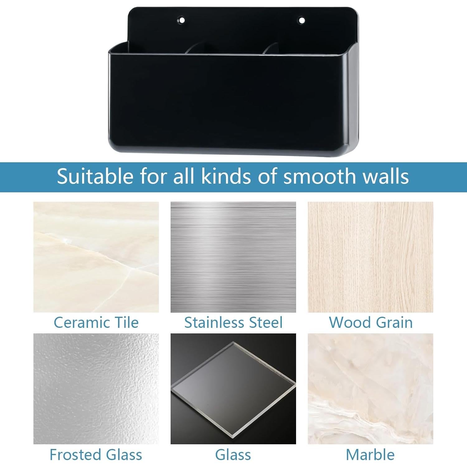 Soporte de Control Remoto Ajustable SIBRANT Negro 19.8x11.9cm