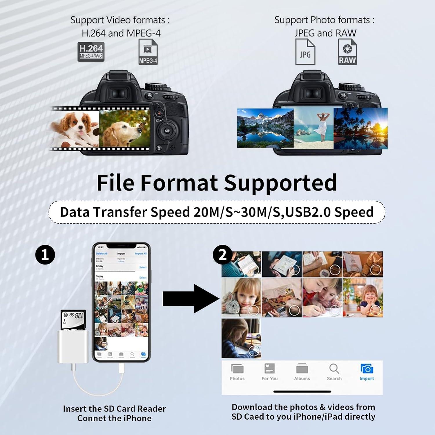 Lector de Tarjetas SD USB-C DERSUR 2 Ranuras Blanco