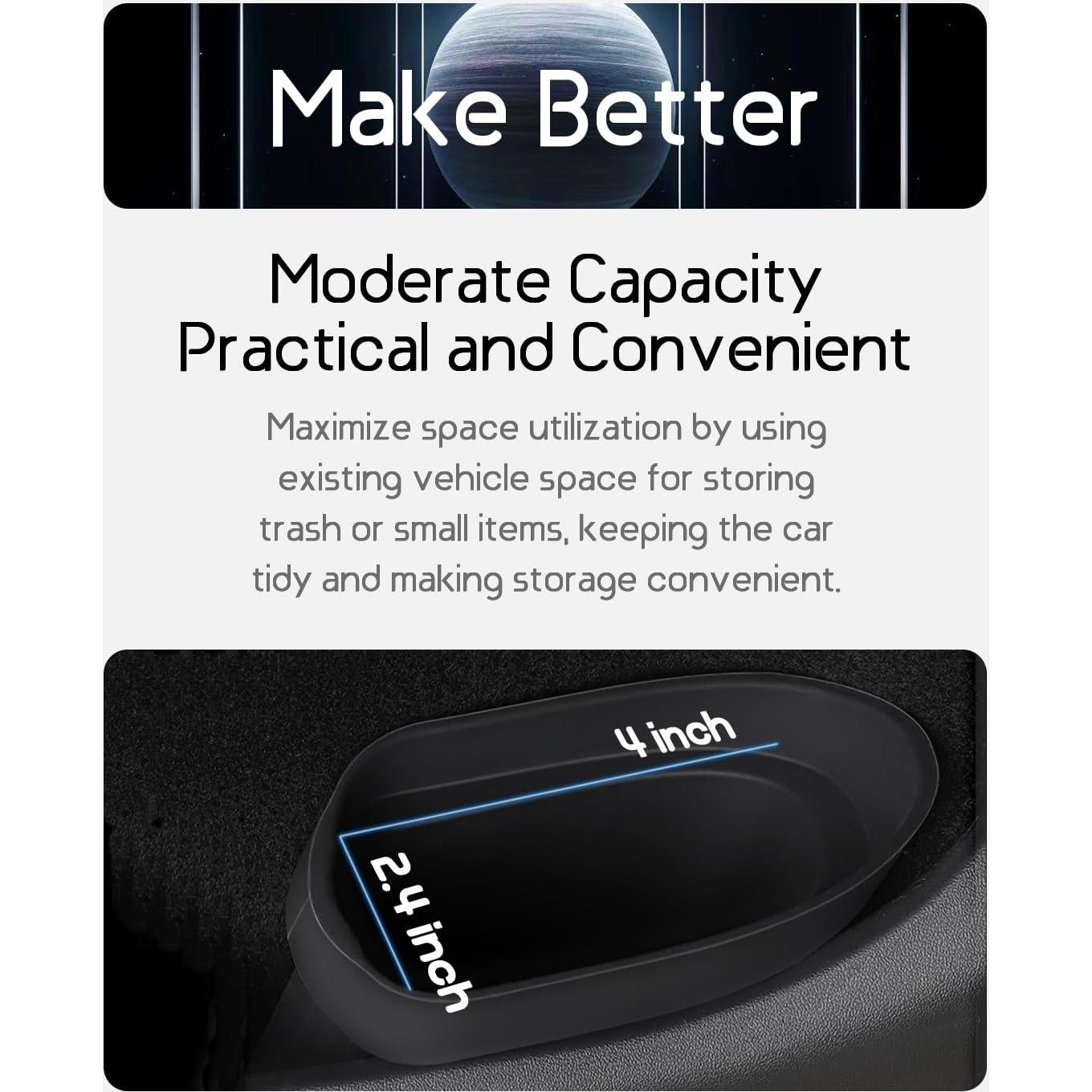 BMZX Car Trash Can Trash Bin, Accessories for Interior Mini Garbage Can, Car Door Trash Can,Multifunctional Organizers and Storage, Home and Office