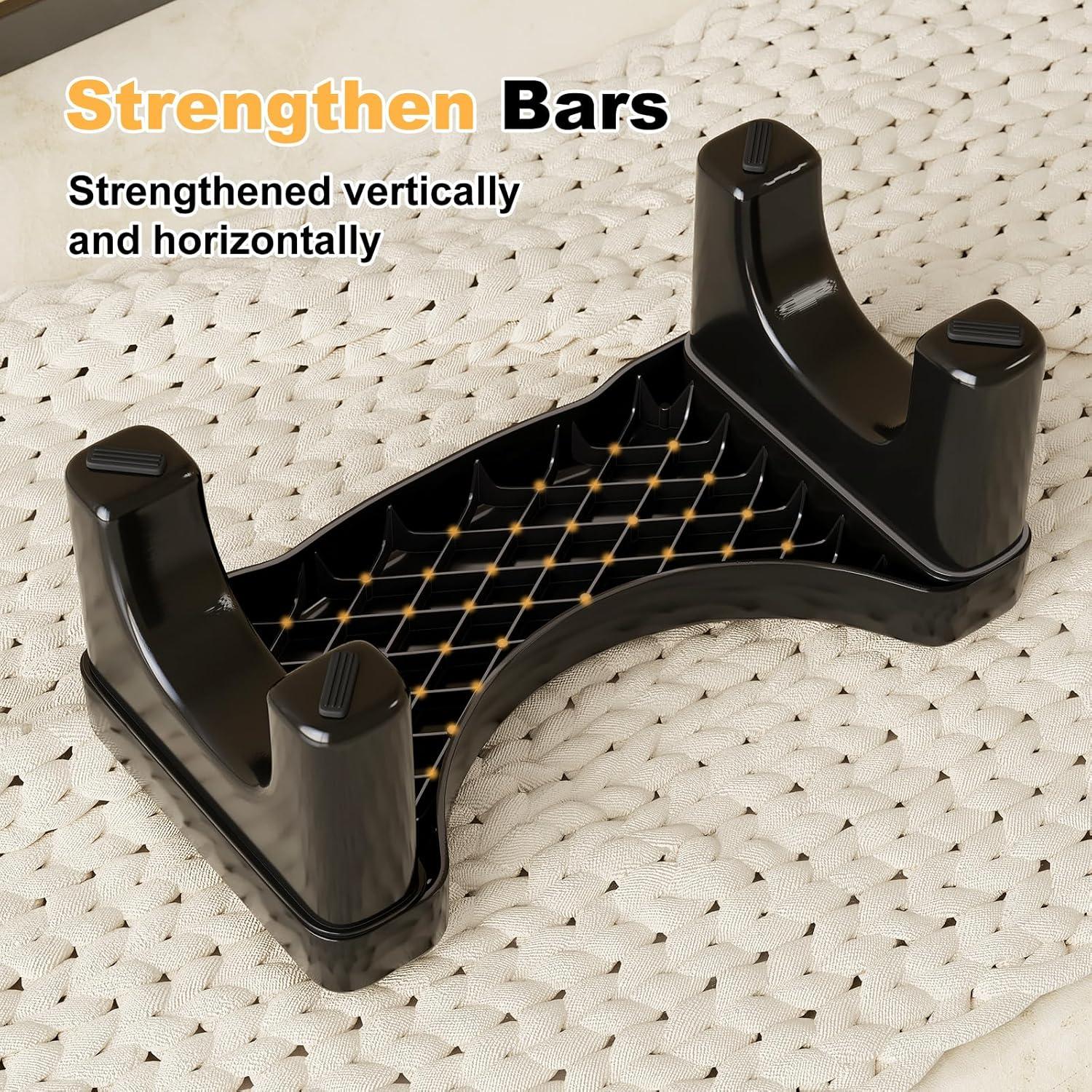 Taburete de Inodoro Kzeirm Negro 17 cm Antideslizante