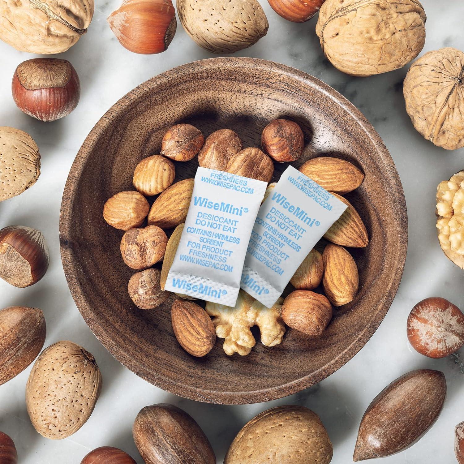 Paquetes de Gel de Sílice Wisesorb 0.5g - 200 Unidades Grado Alimenticio