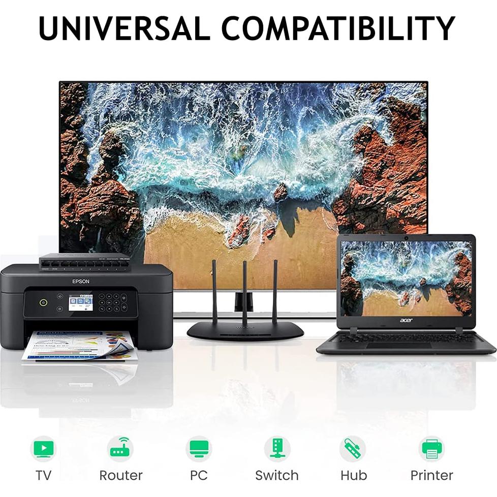 Conector de Montaje en Panel RJ45 CAT6 PENGLIN 2PCS