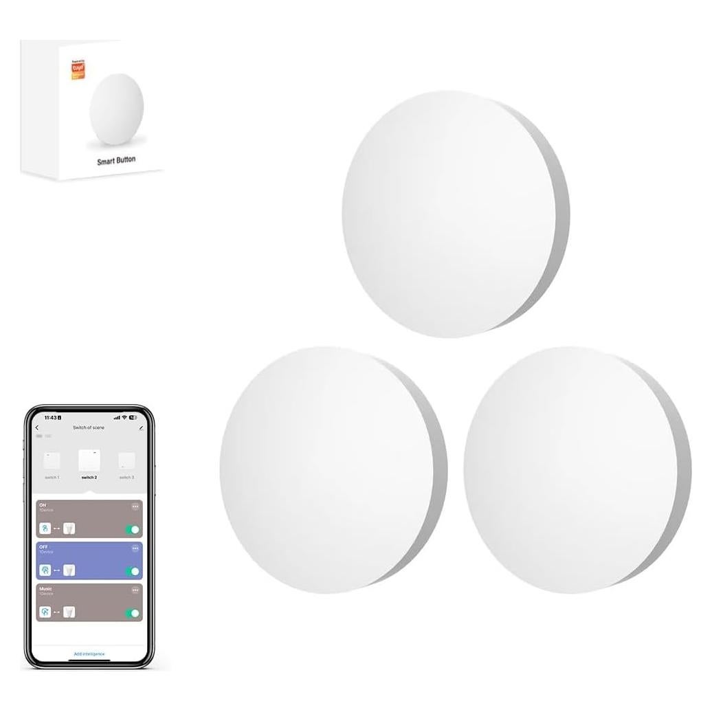 Botón Remoto Inteligente ZigBee IHSENO - Control APP Tuya