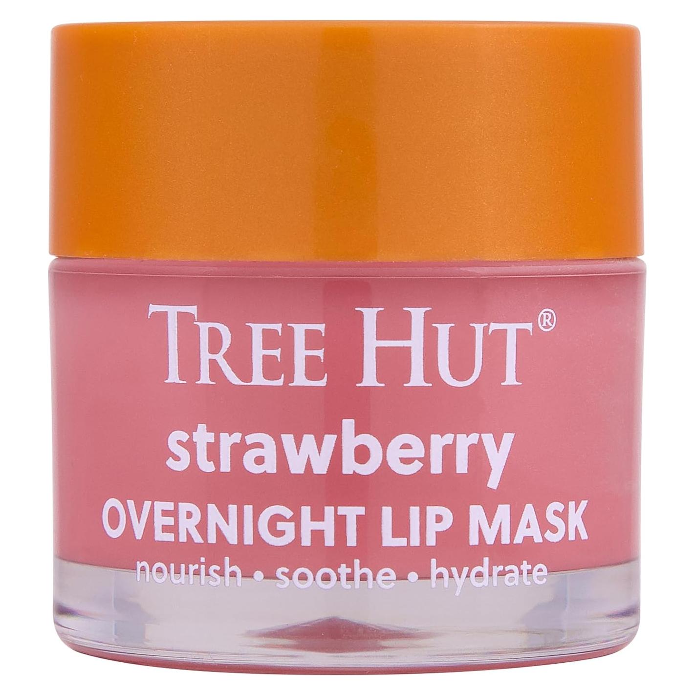 Mascarilla Labial Nocturna Tree Hut Fresa 17 g - Hidratante