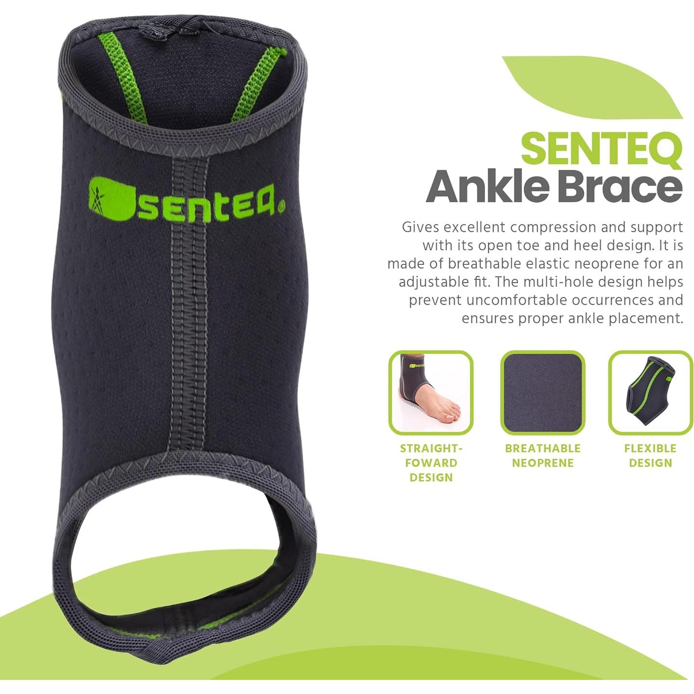 Faja para Tobillo SENTEQ X-Large Neopreno Transpirable