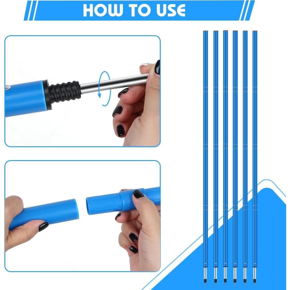 HOTOOLME Kit de Entrenamiento de Agilidad para Fútbol - 6 Postes, Escalera, 10 Conos