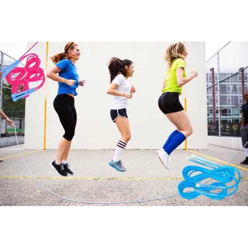 Cuerdas de Salto Doble Dutch Street Ropez 4.27m Azul Juego de 2