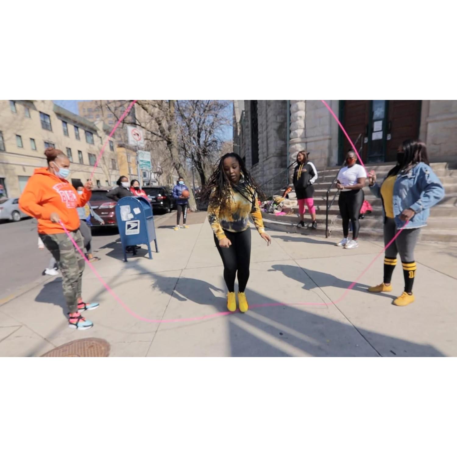 Cuerdas de Salto Doble Dutch Street Ropez 4.27m Azul Juego de 2