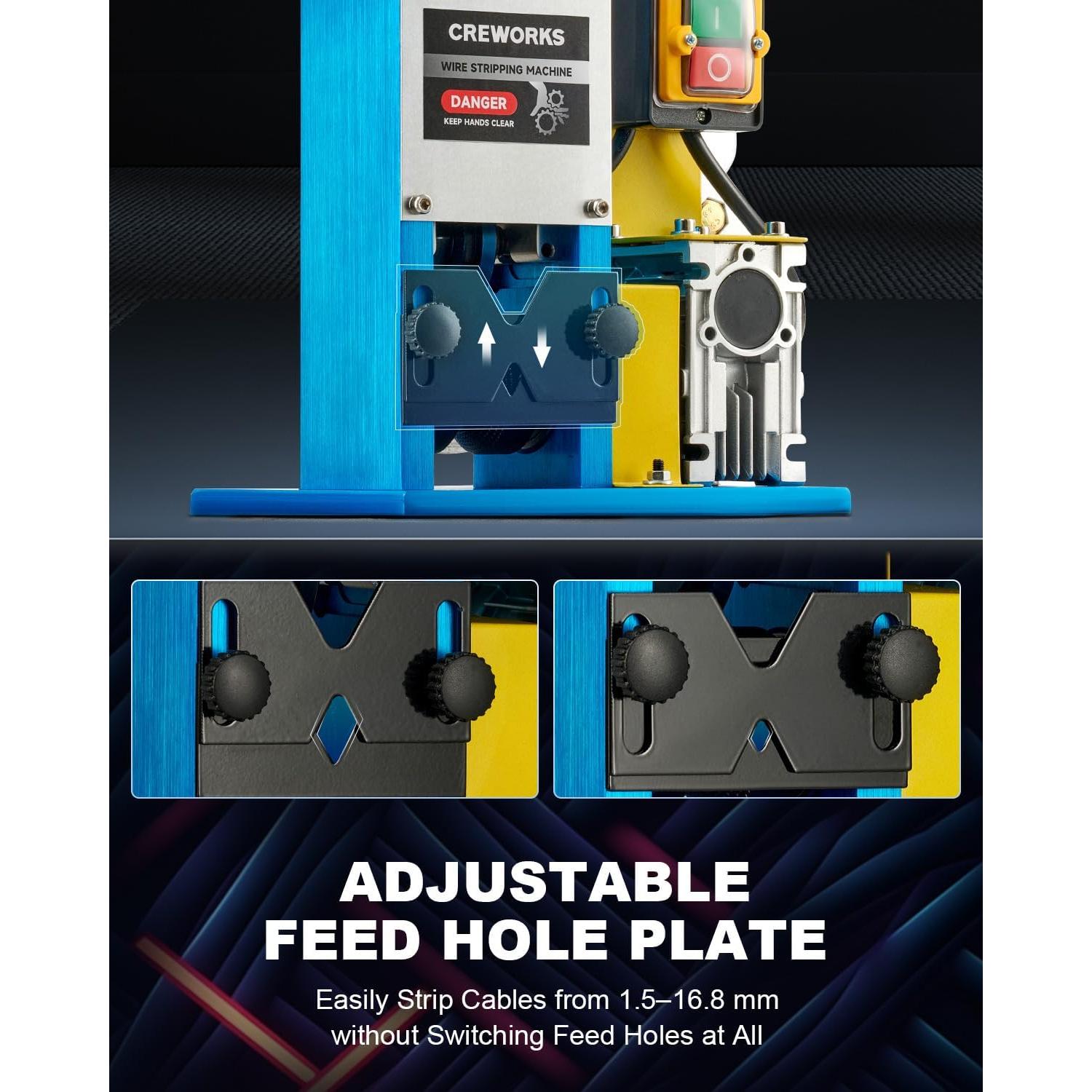 Máquina Desforradora de Cables CREWORKS 180W 1.5-25 mm