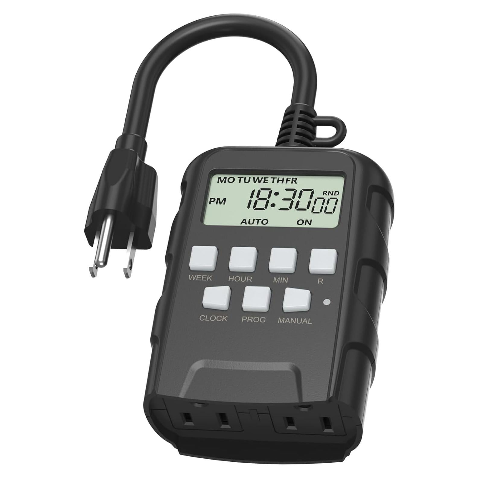 Temporizador Digital Exteriores BN-LINK 7 Días 125V 15A