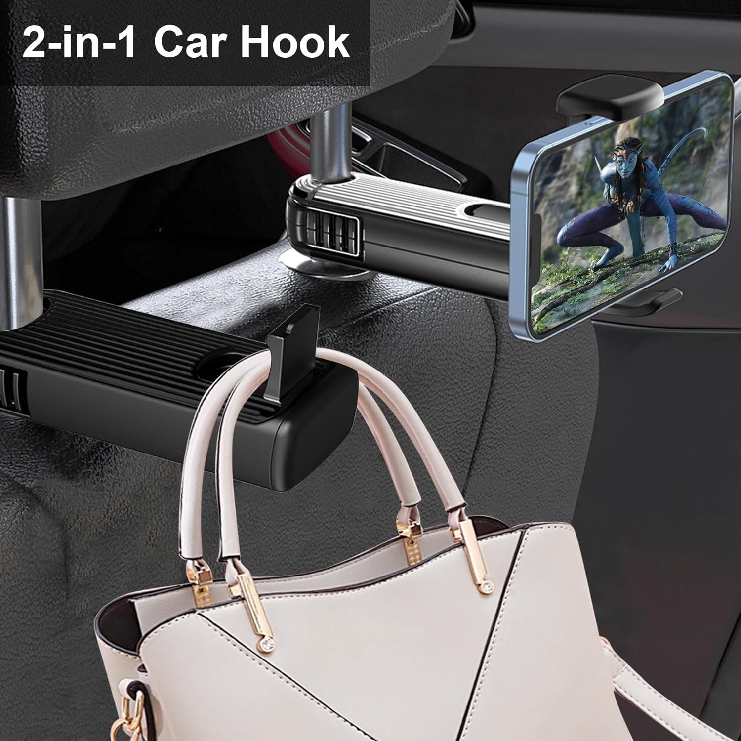 Gancho Organizador para Auto MOYONTE - Soporte Teléfono 360°