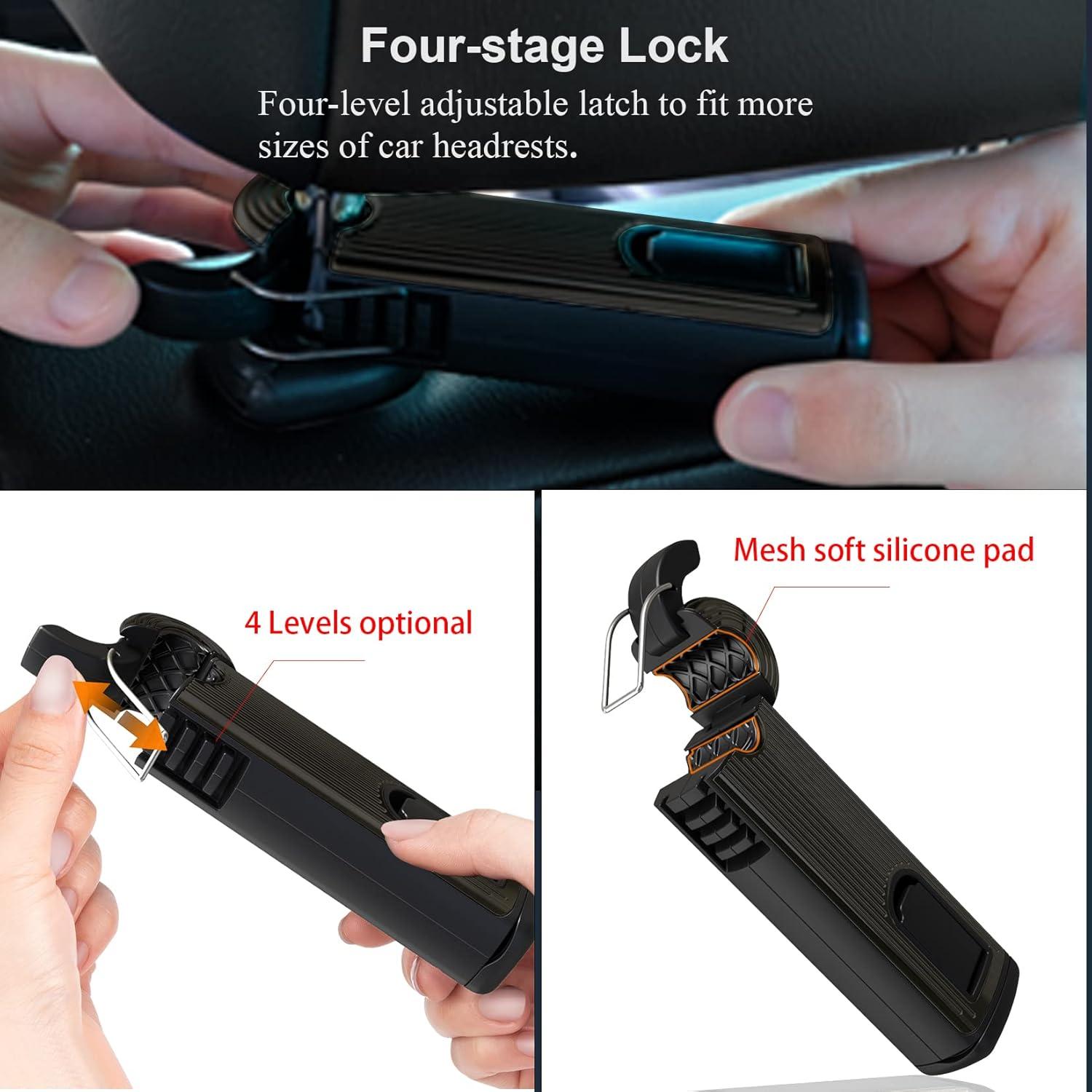 Gancho Organizador para Auto MOYONTE - Soporte Teléfono 360°