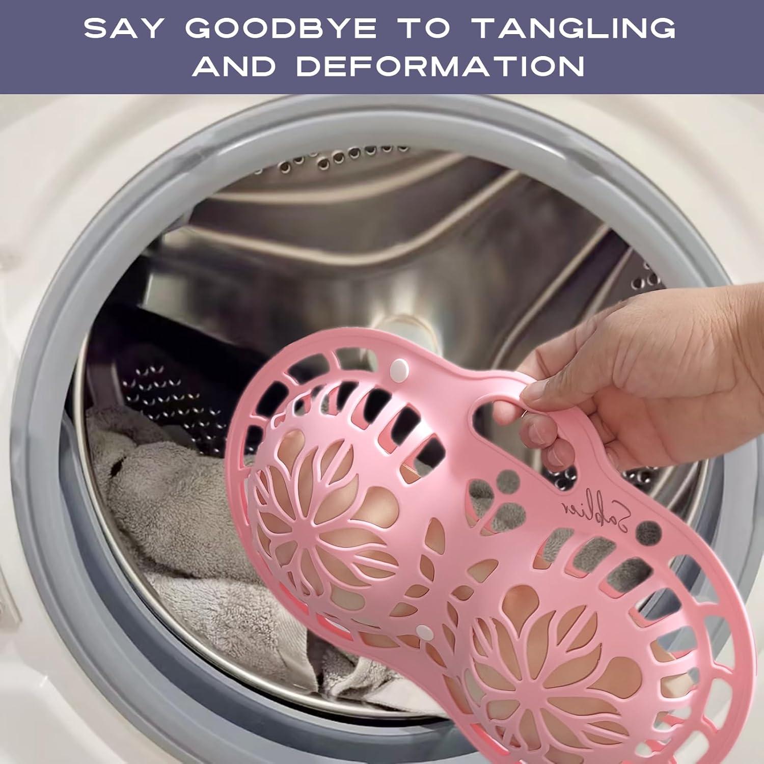 Saco de Lavandería Sablier de Silicona Verde para Sujetadores