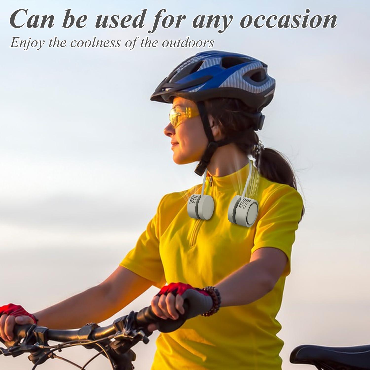 Ventilador de Cuello Plegable Genérico A1 USB 3 Velocidades Gris