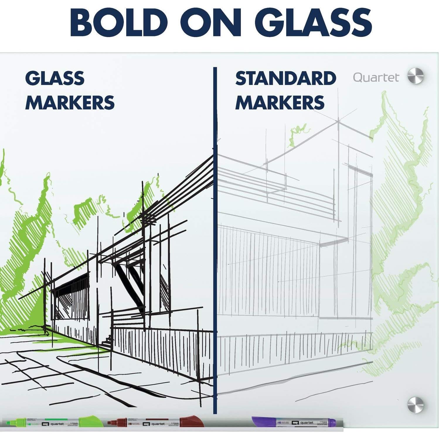 Marcadores de Borrado en Seco Quartet, Punta de Bala, 6 Colores