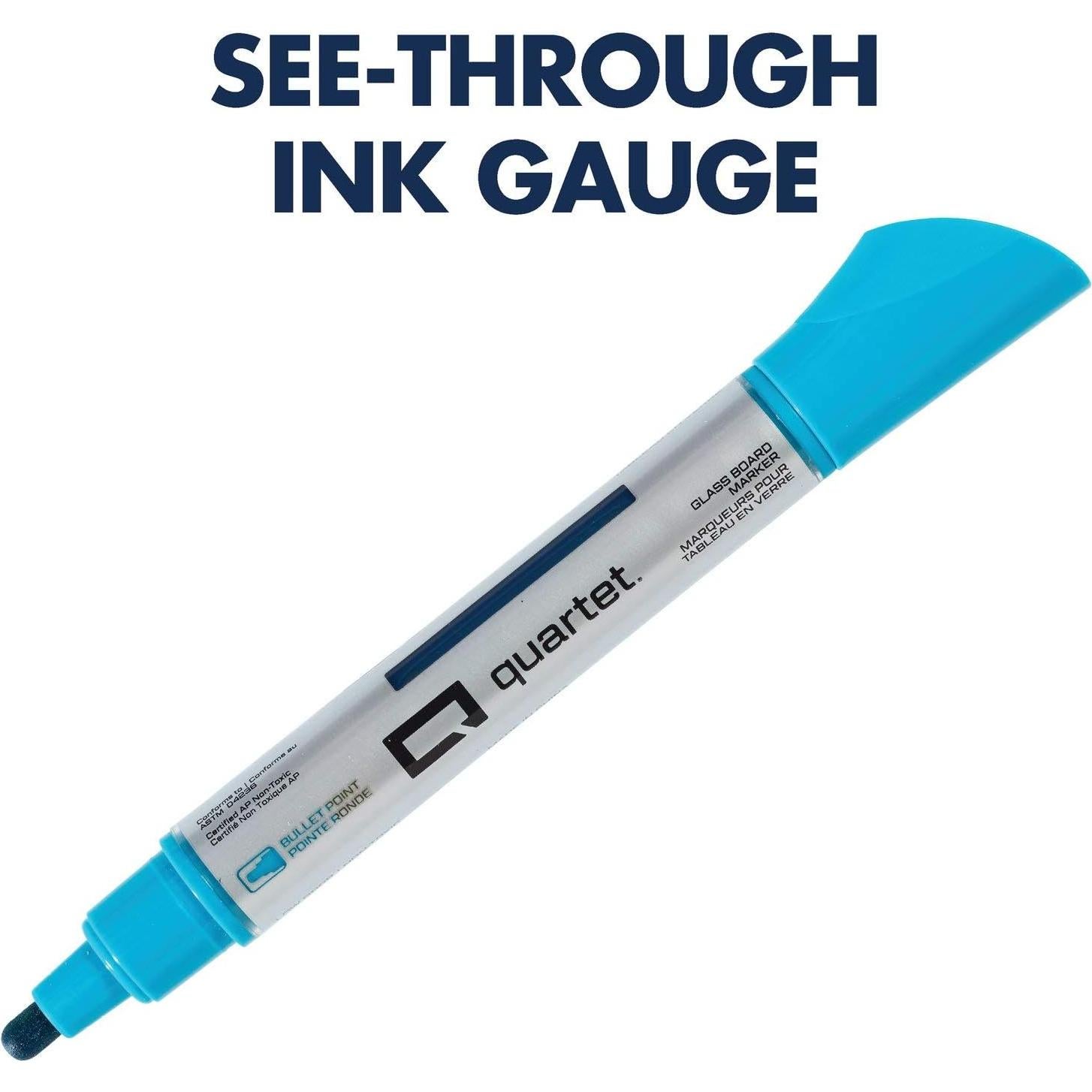 Marcadores de Borrado en Seco Quartet, Punta de Bala, 6 Colores