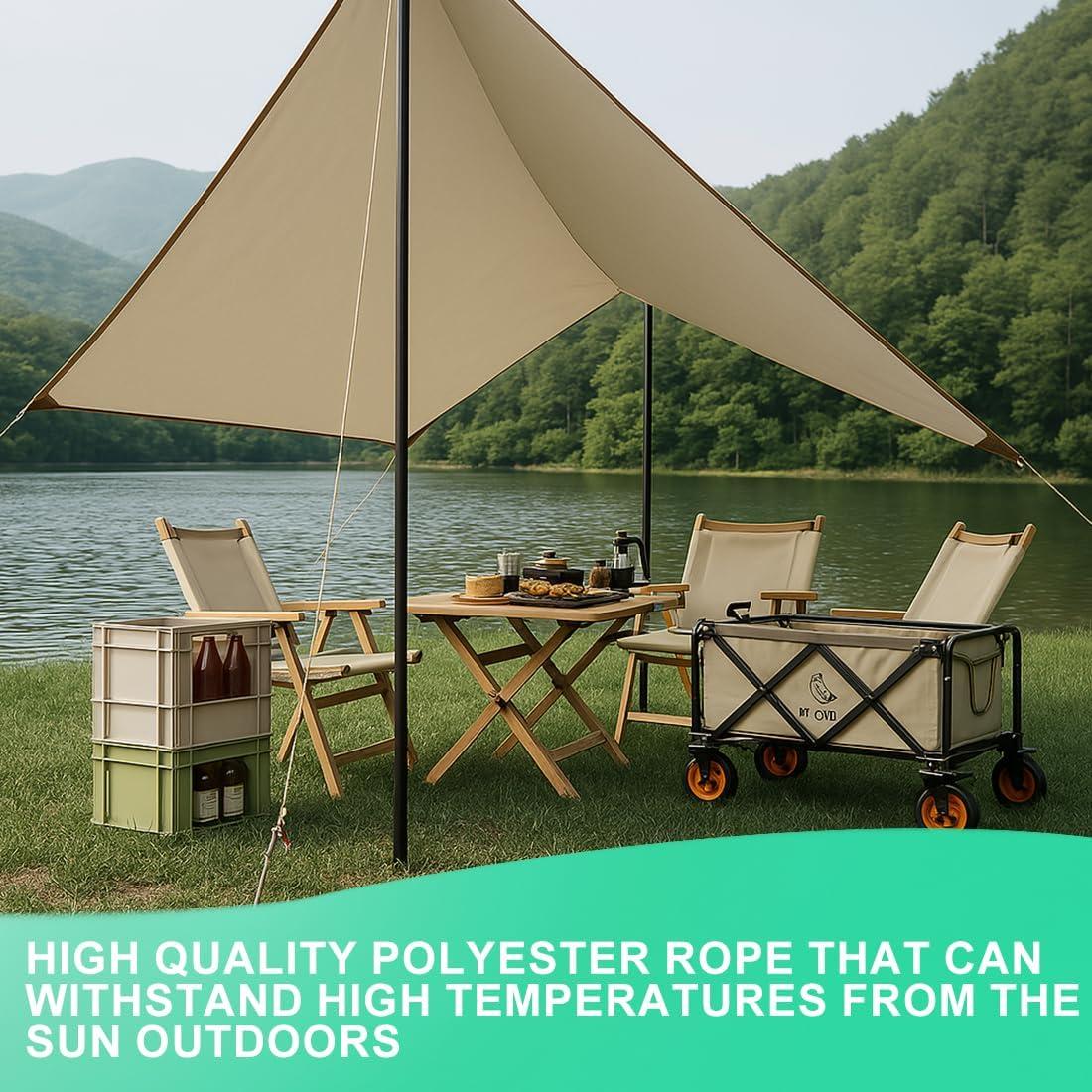 Cuerda de Nylon y Polipropileno 12.3 m PH PerkHomy Negra