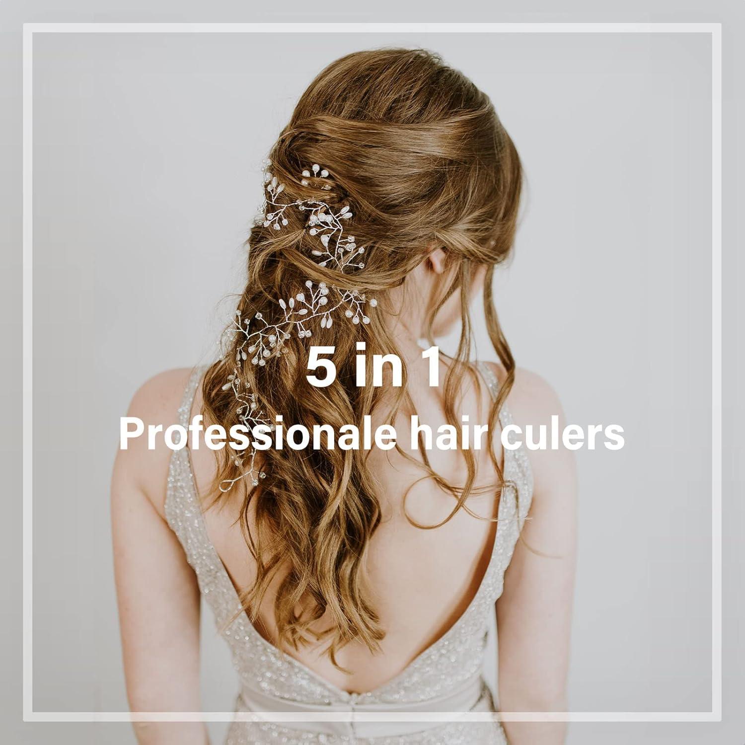 Rizador de Cabello 5 en 1 Janelove Cerámica Temperatura Ajustable