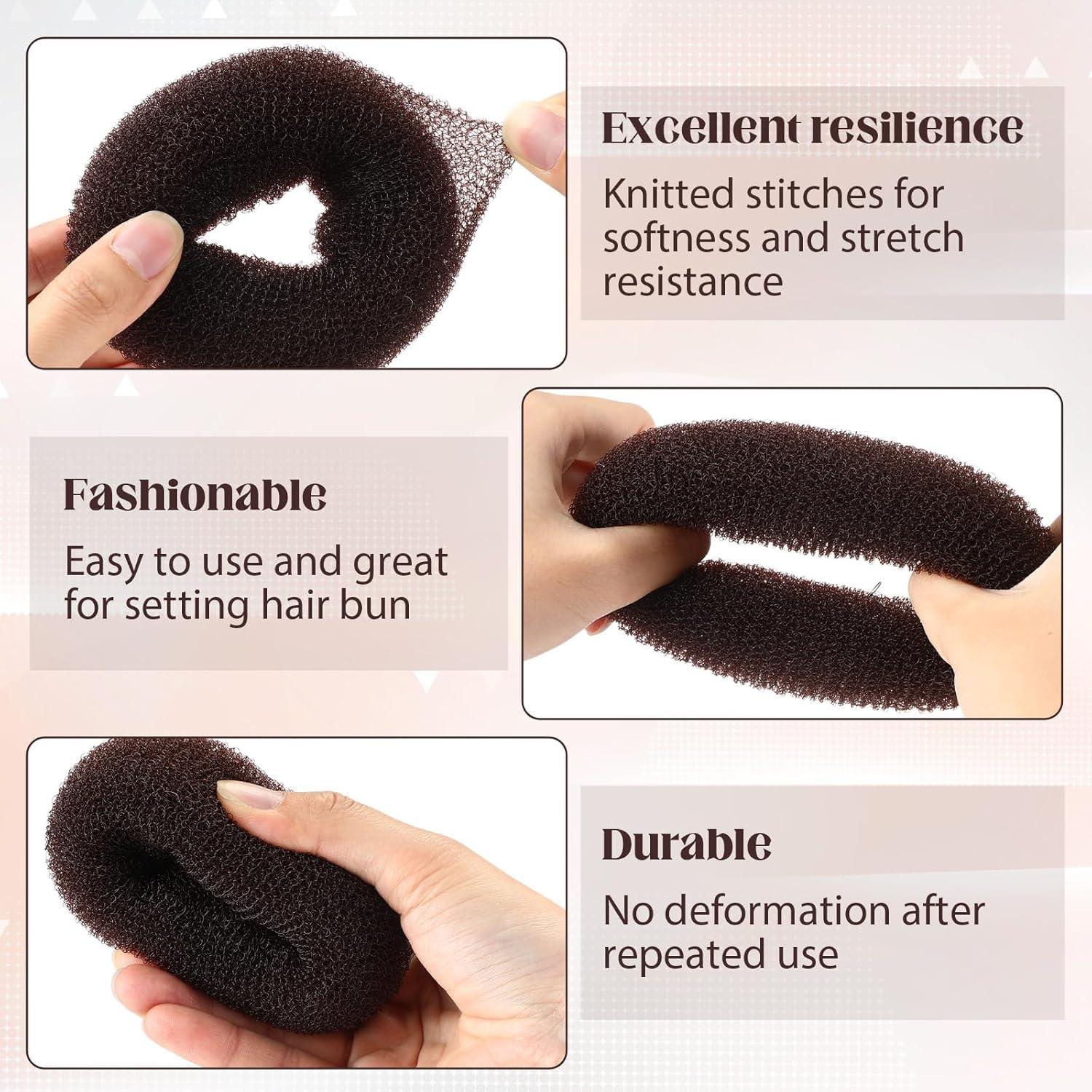 Juego de Hacedores de Moño XunYee 48 Pcs 7.62 cm Marrón